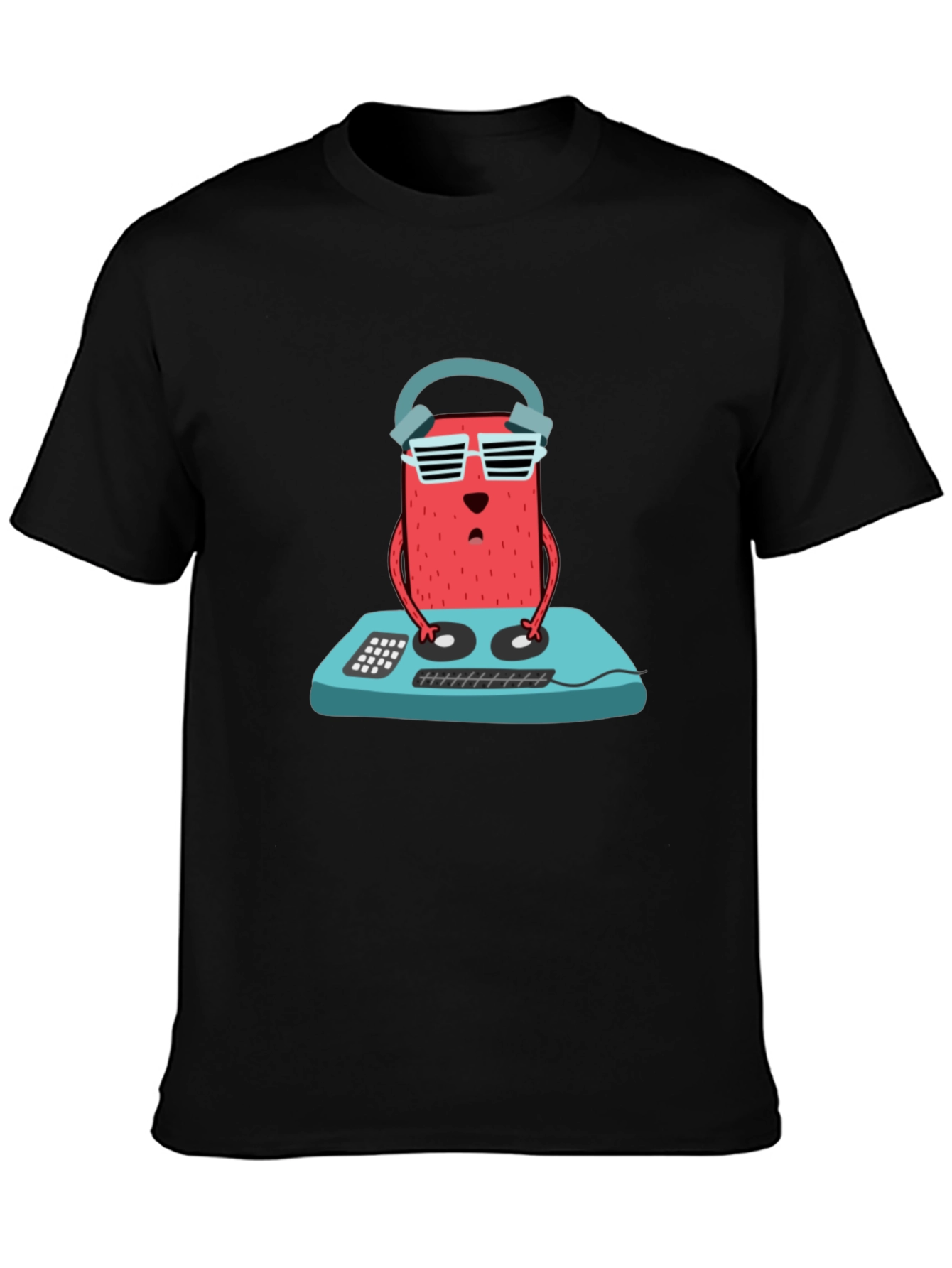 DJ Bear T-Shirt - Cool Cartoon Graphic Tee