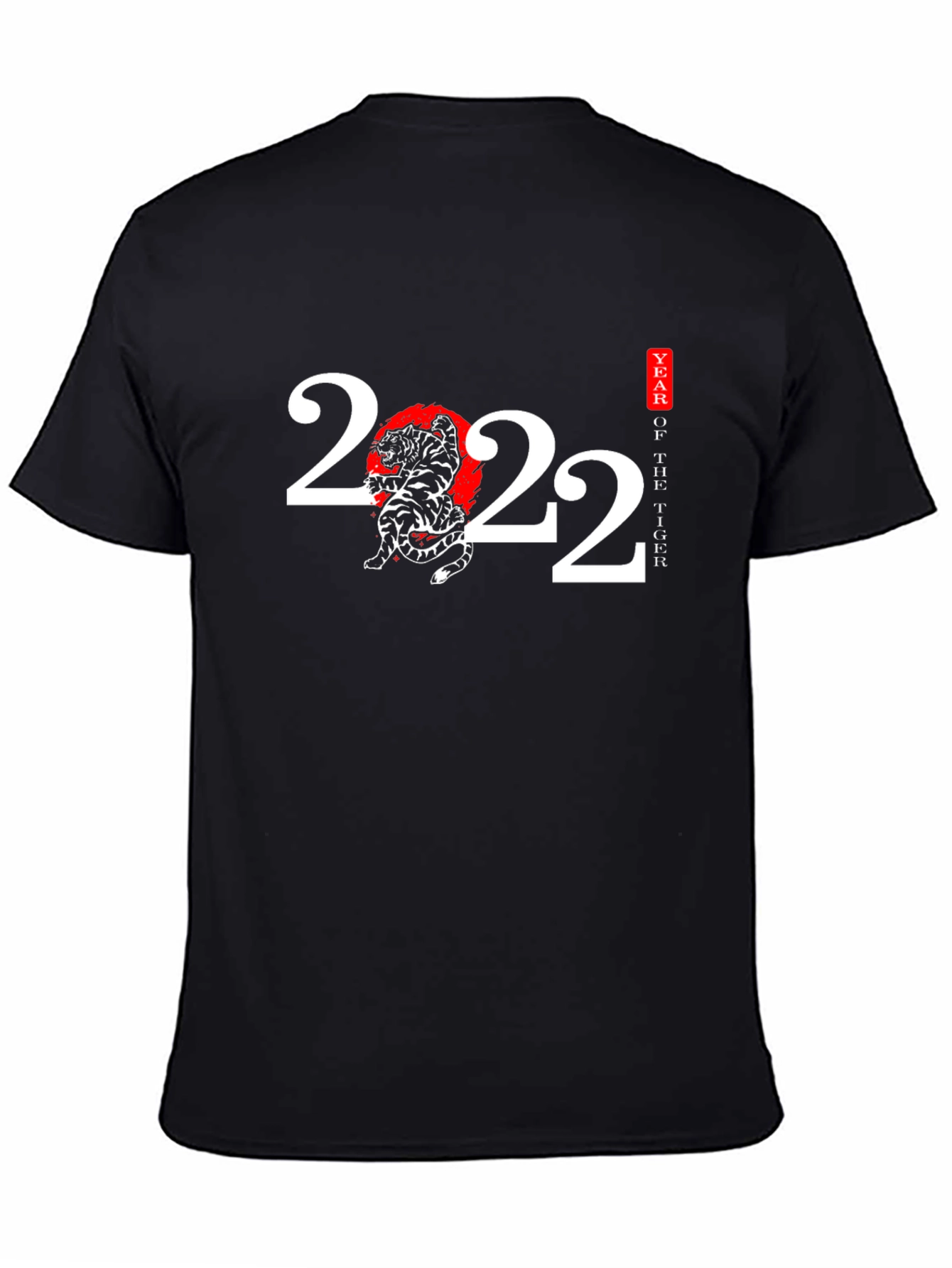 Year of the Tiger 2022 Black Graphic Tee