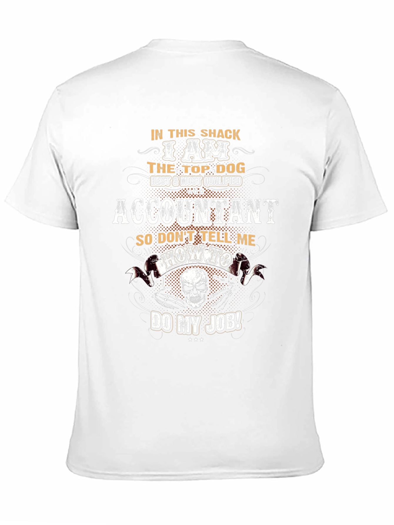 Accountant Top Dog Graphic T-Shirt