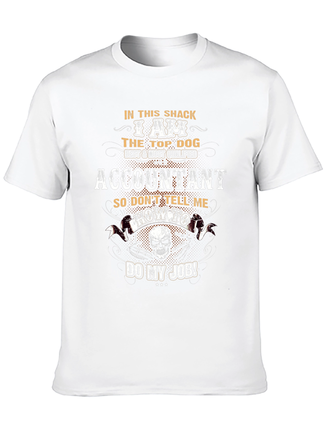 Accountant Top Dog Graphic T-Shirt
