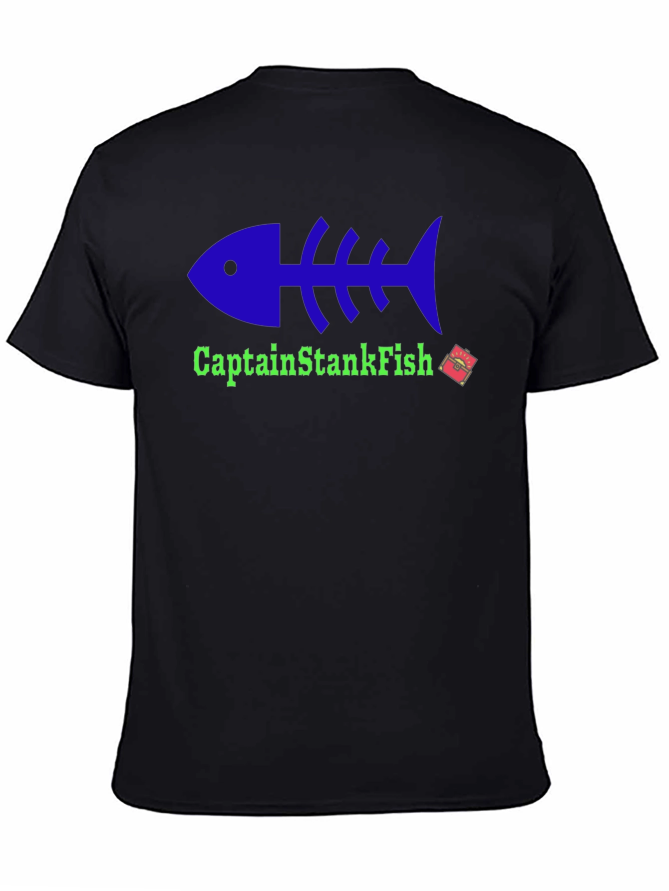 Captain StankFish Graphic Tee - Black T-Shirt
