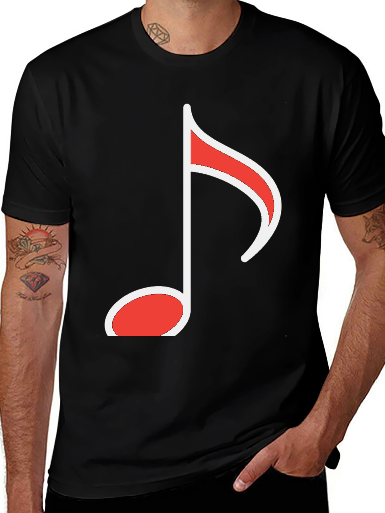 Musical Note Graphic Tee
