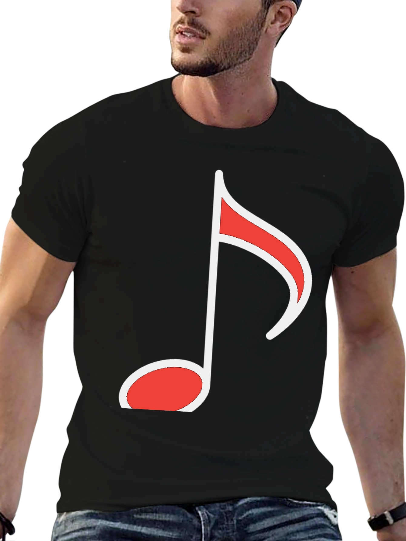 Musical Note Graphic Tee