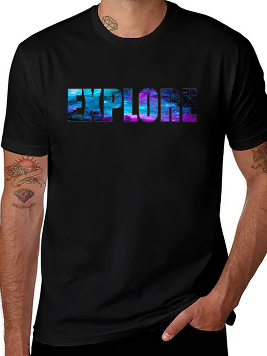 Explore Galaxy Tee - Black Unisex T-Shirt