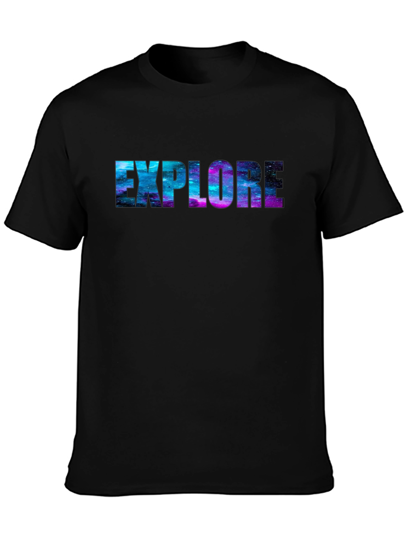 Explore Galaxy Tee - Black Unisex T-Shirt