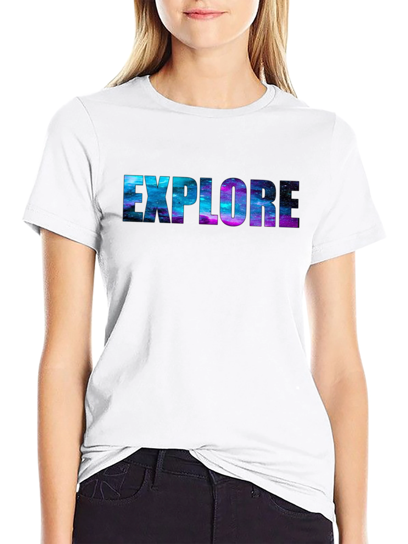 Explore Galaxy Tee - Black Unisex T-Shirt
