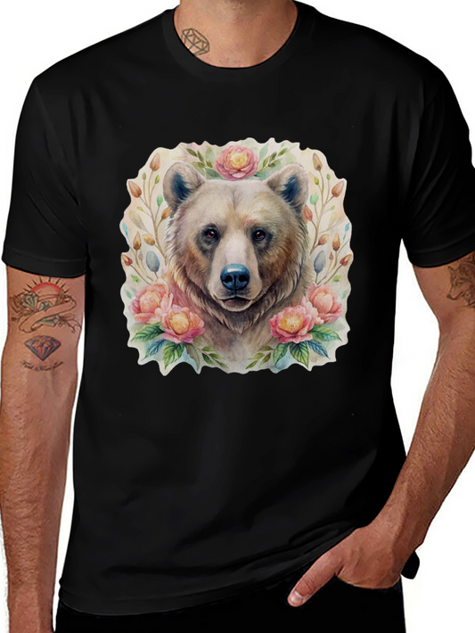 Floral Bear Graphic Tee
