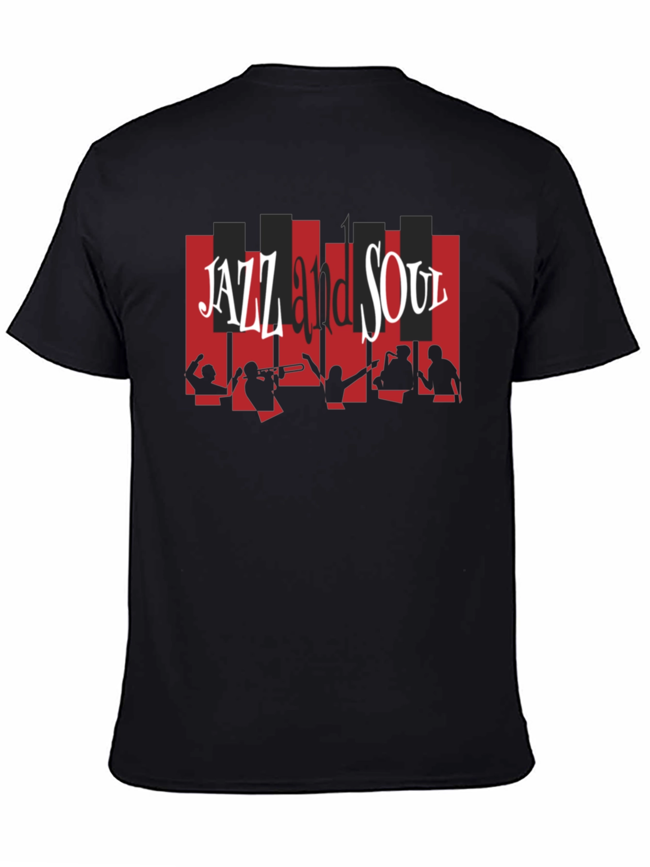 Jazz and Soul Graphic T-Shirt - Music Lover Tee
