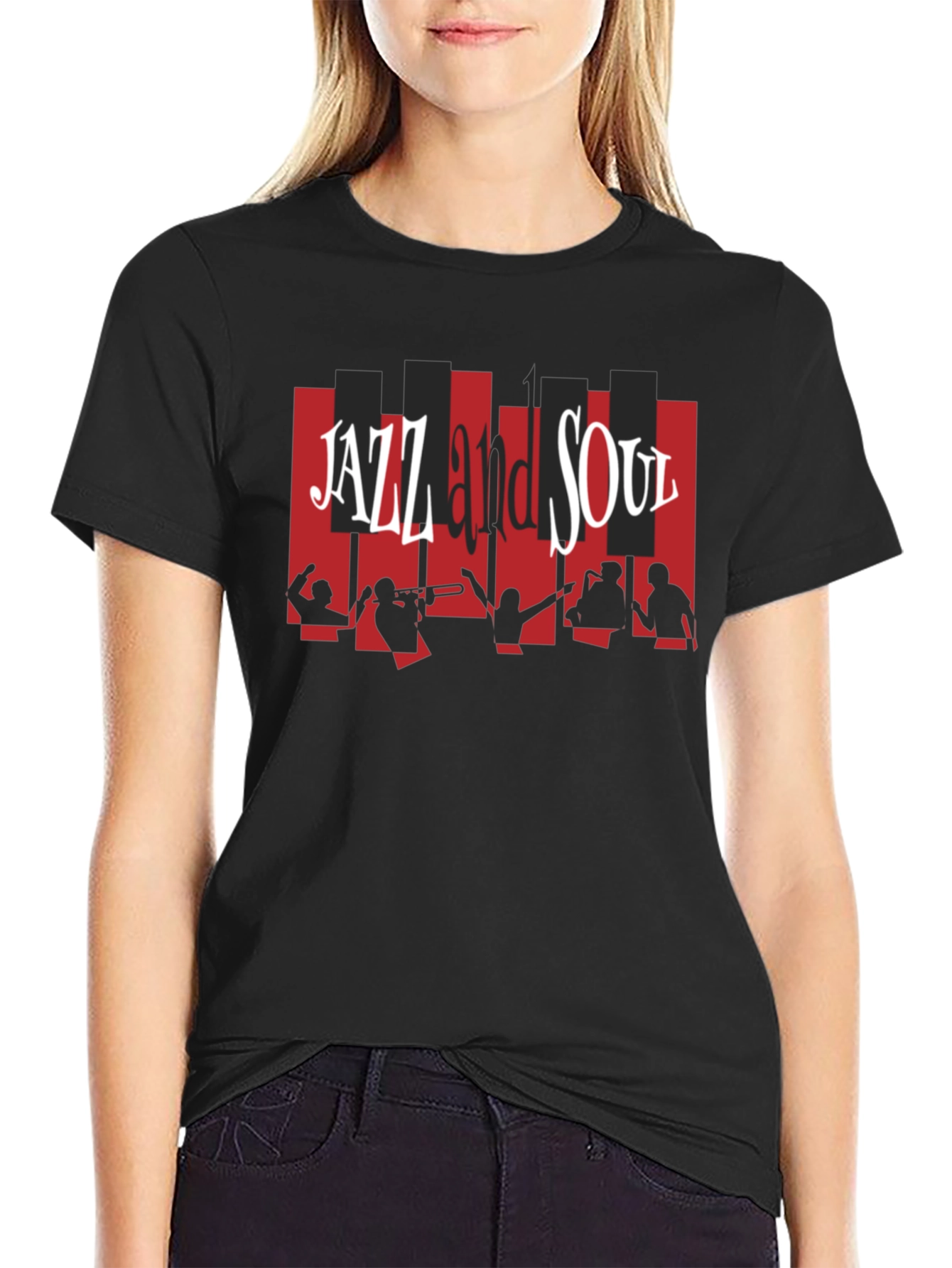 Jazz and Soul Graphic T-Shirt - Music Lover Tee
