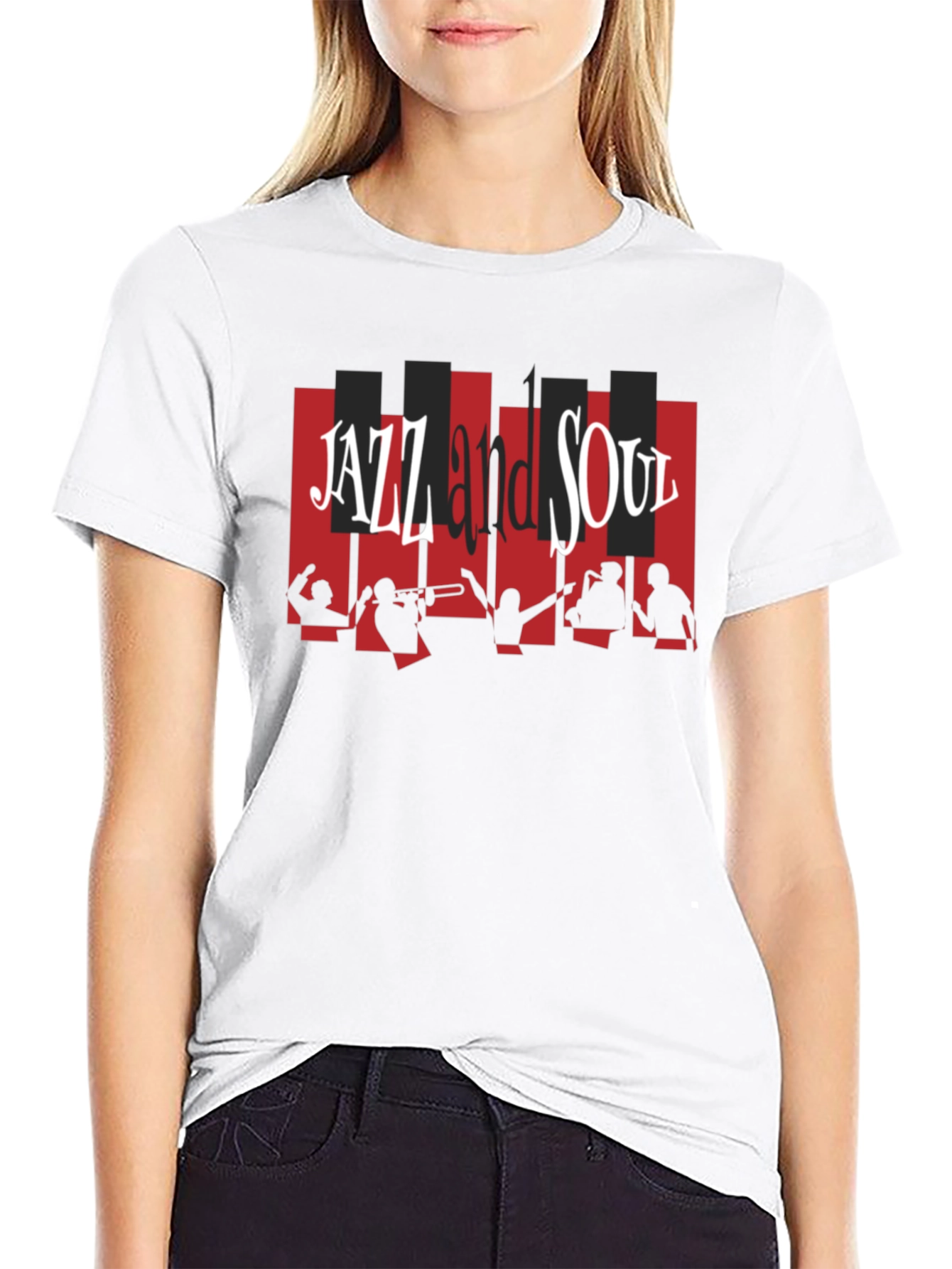Jazz and Soul Graphic T-Shirt - Music Lover Tee