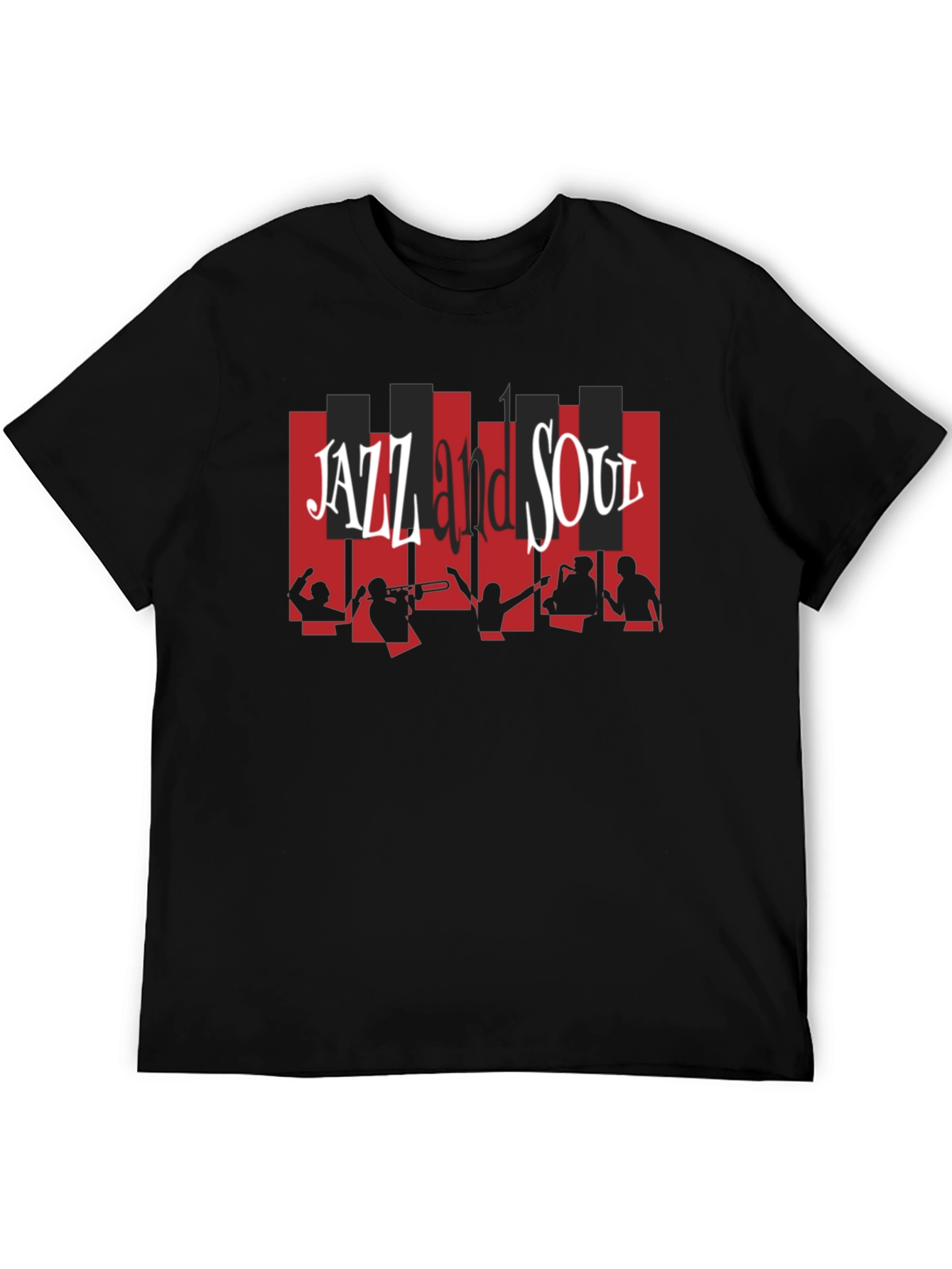 Jazz and Soul Graphic T-Shirt - Music Lover Tee