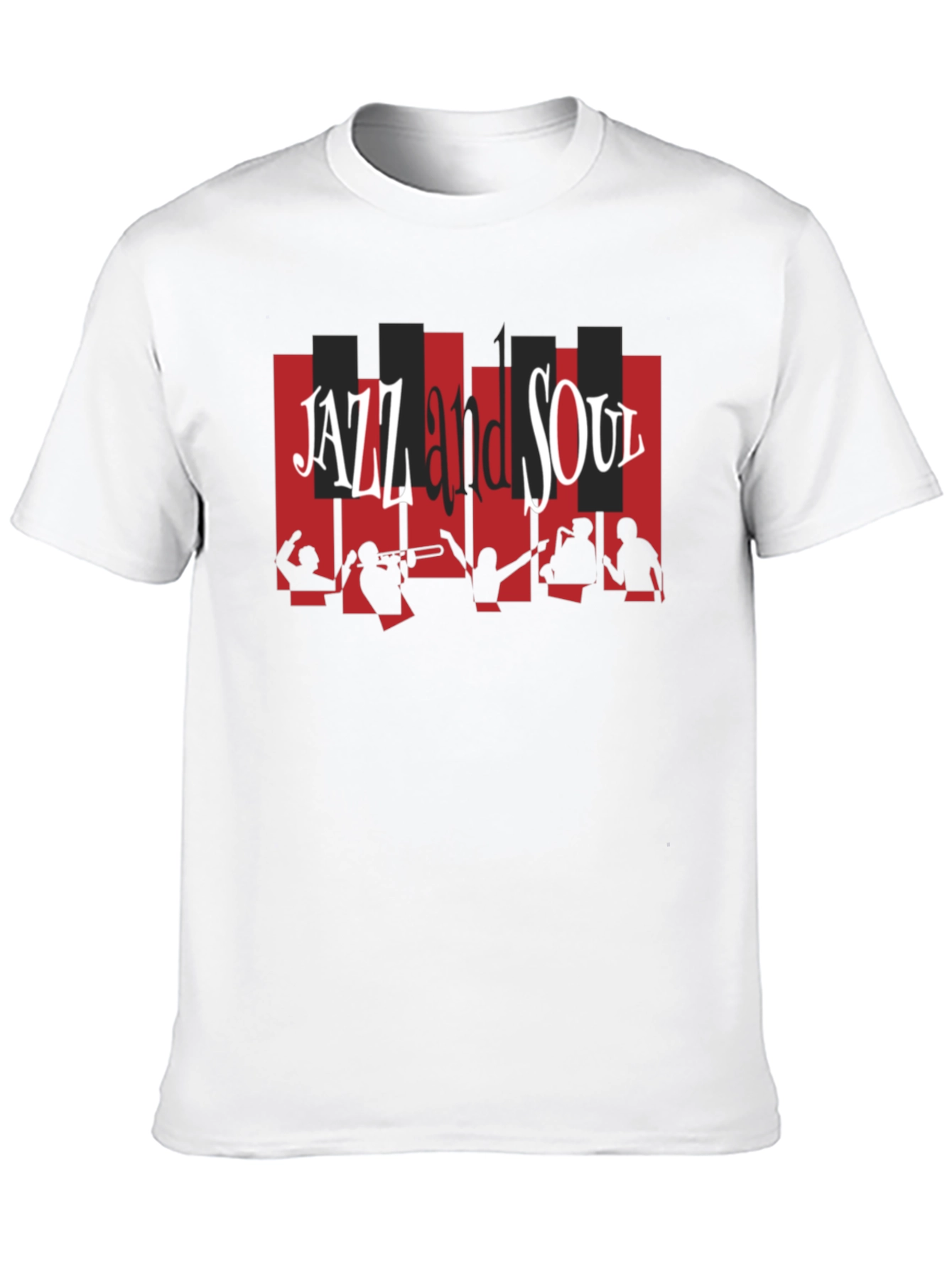 Jazz and Soul Graphic T-Shirt - Music Lover Tee