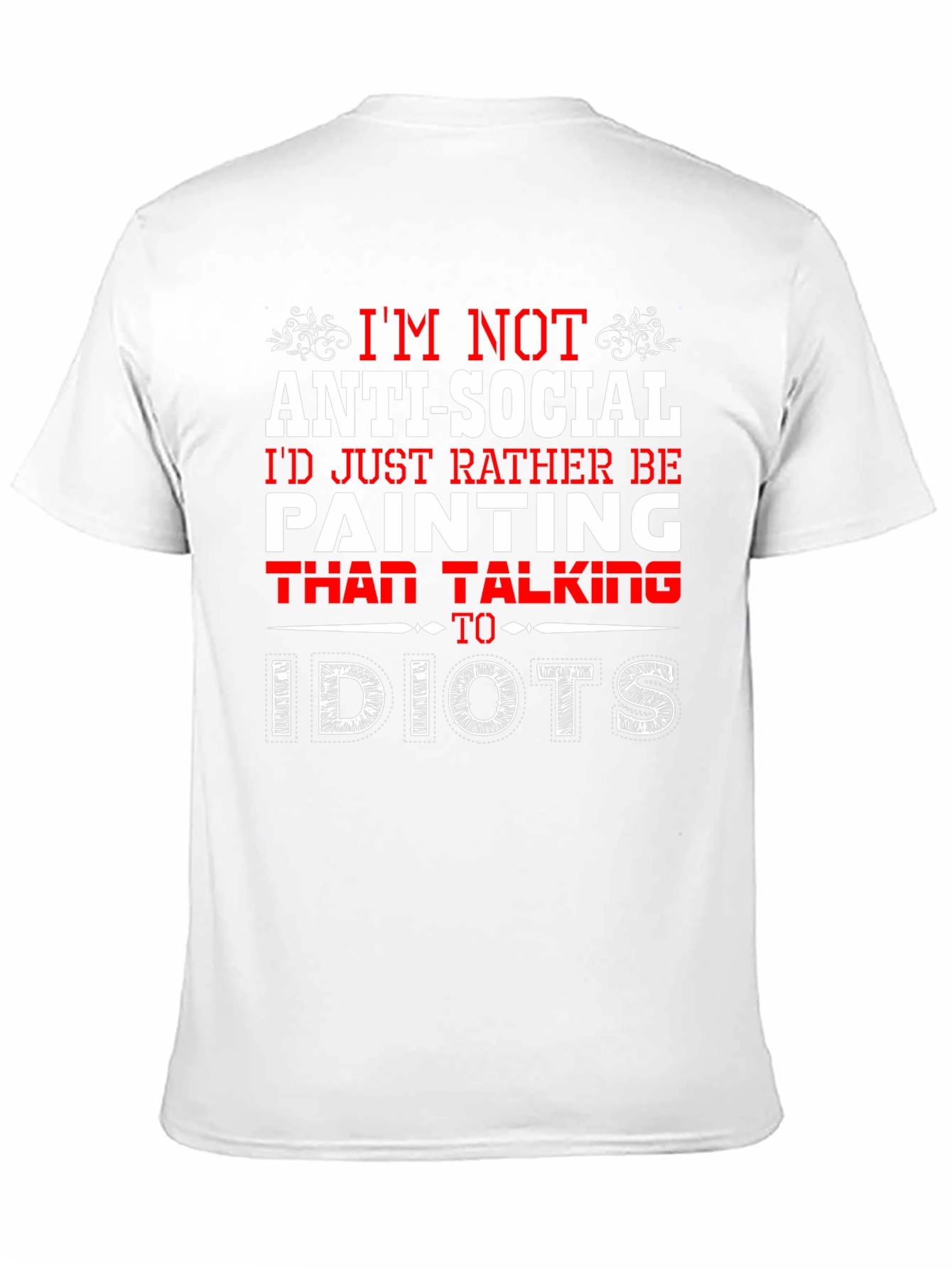 Anti-Social Painter Graphic T-Shirt
