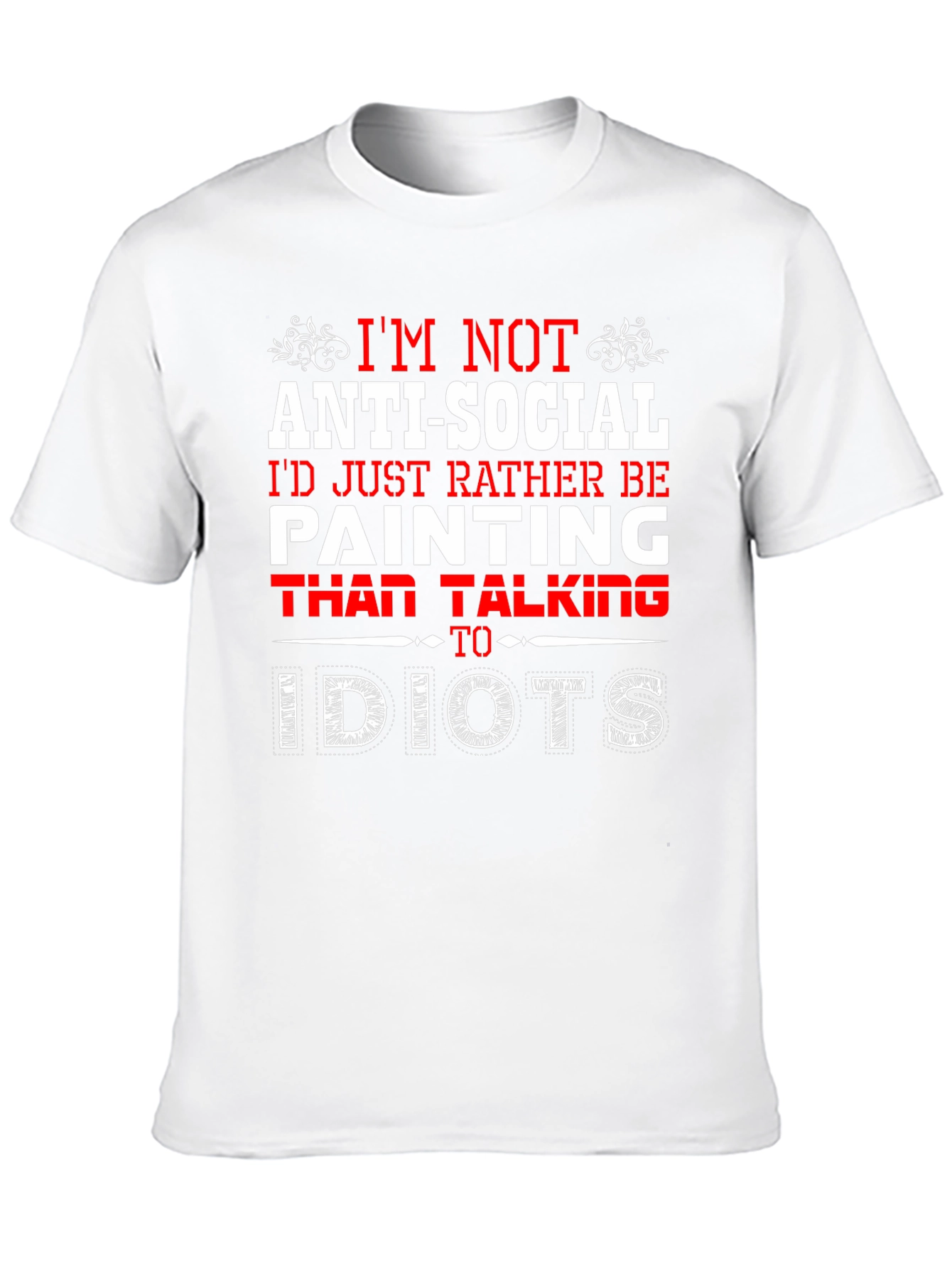Anti-Social Painter Graphic T-Shirt