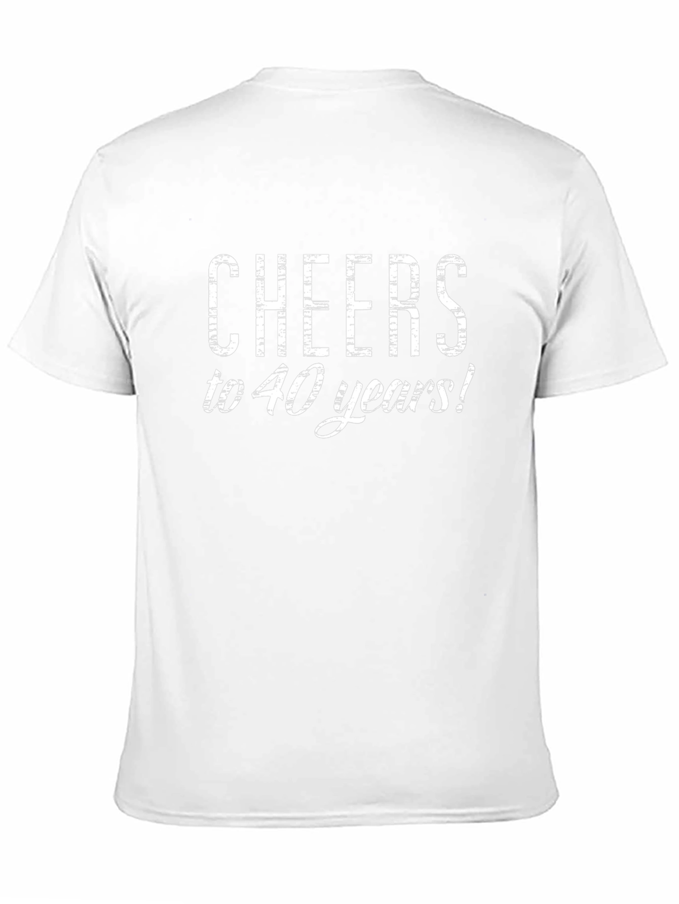 Cheers to 40 Years Black Graphic Tee