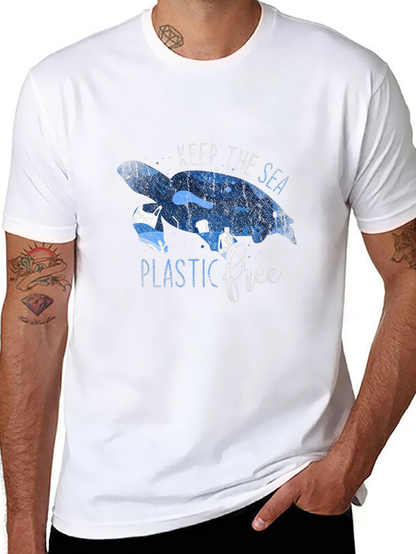 Keep The Sea Plastic Free Graphic Tee