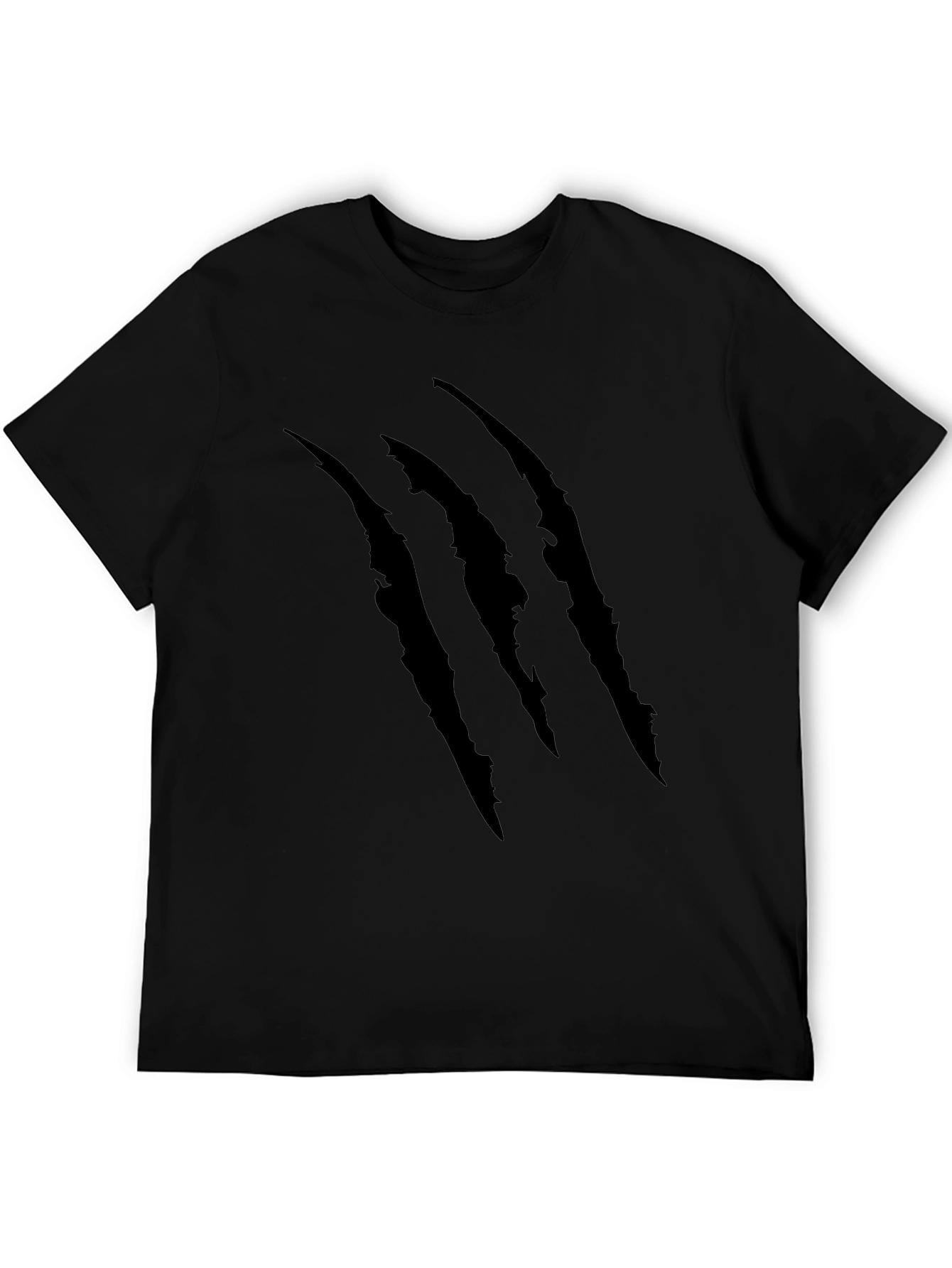 Claw Mark Graphic Print T-Shirt