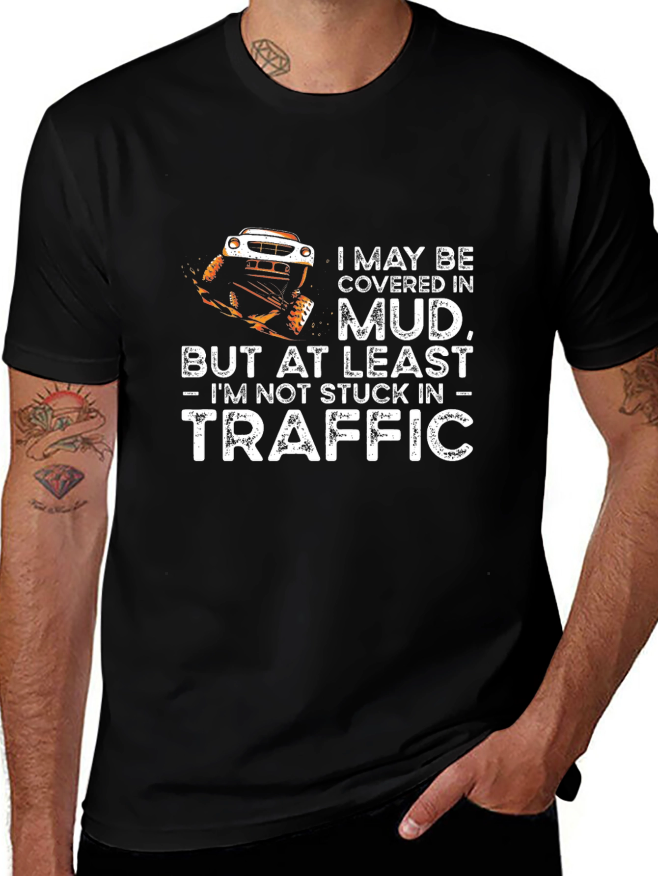 Mud Covered Off-Roading T-Shirt