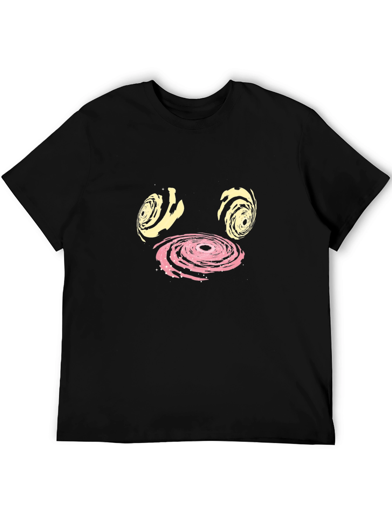Spiral Face Black T-Shirt