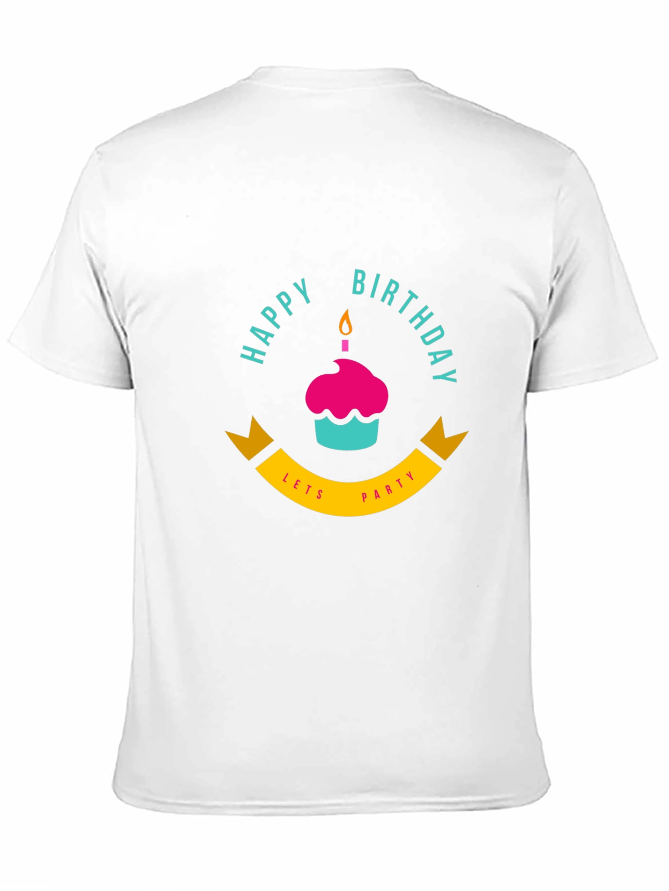 Happy Birthday Lets Party Black T-Shirt