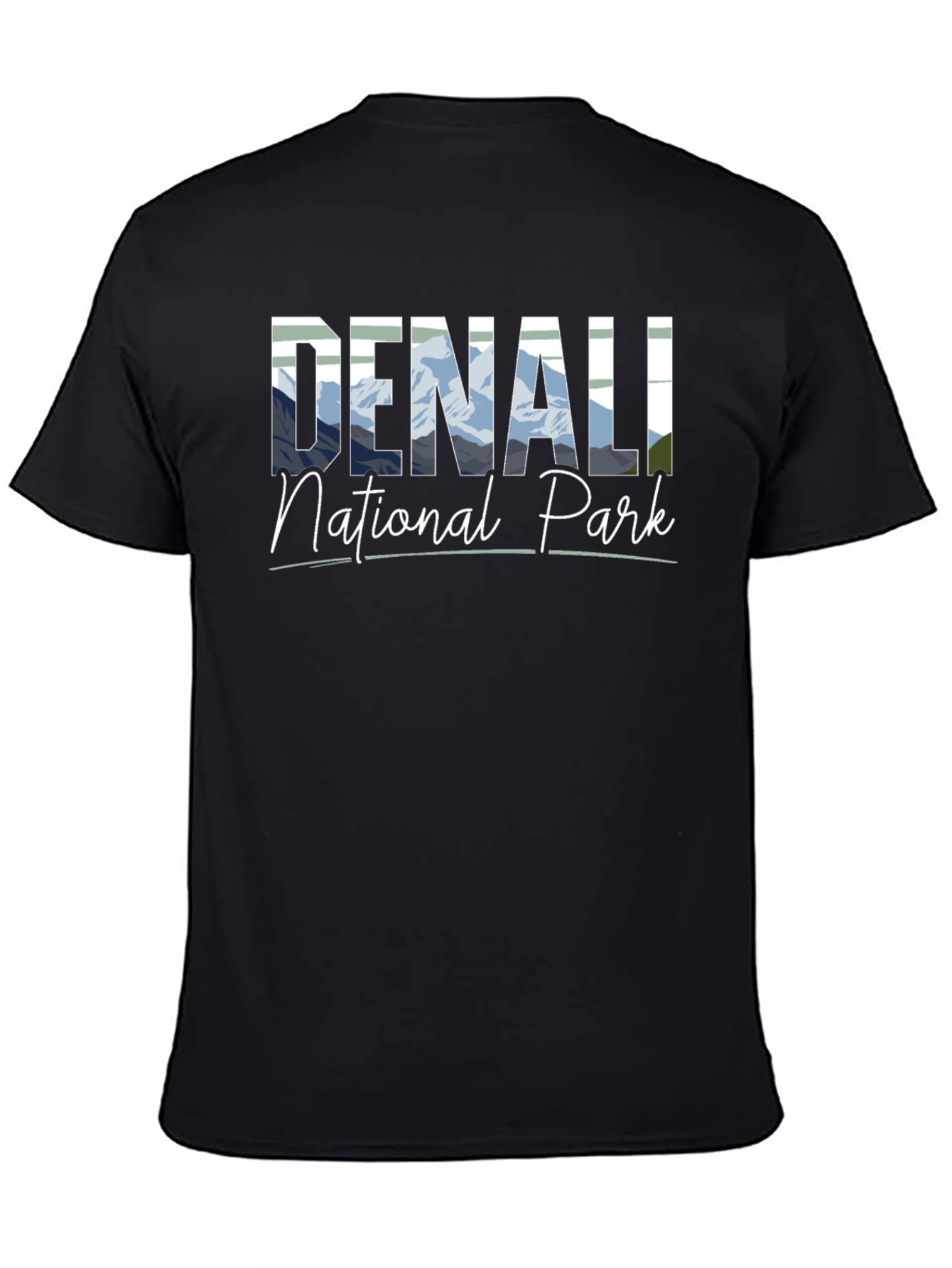 Denali National Park Black T-Shirt