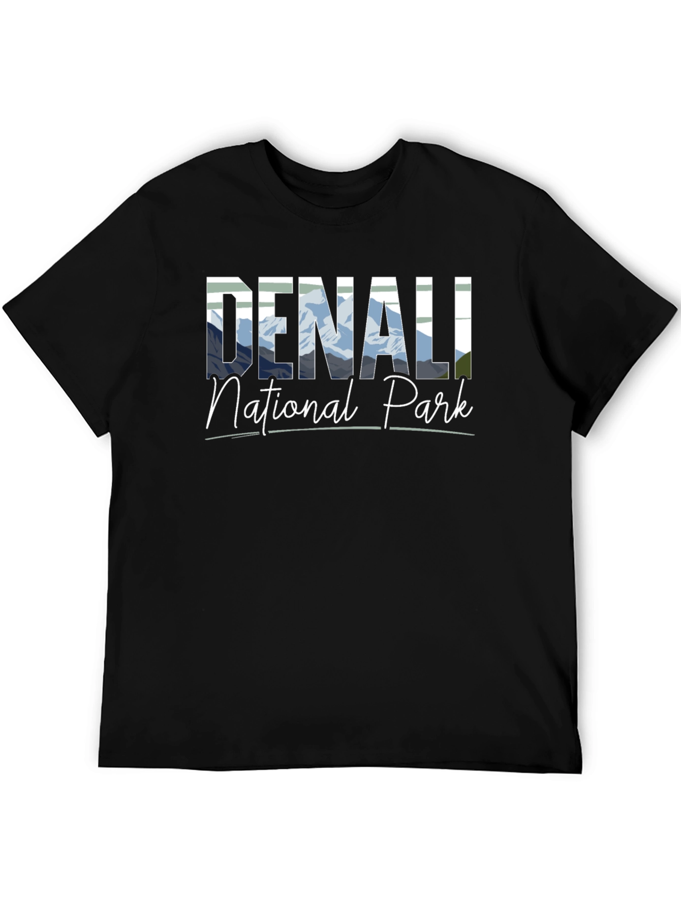 Denali National Park Black T-Shirt