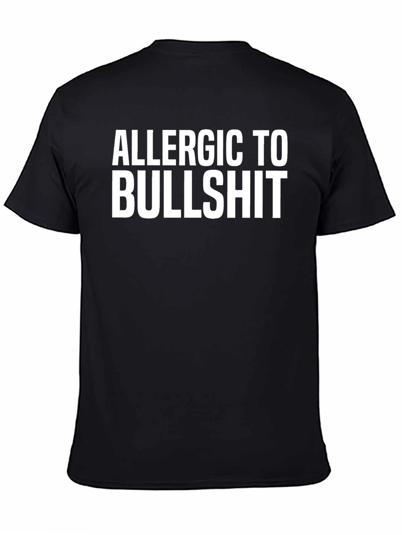 Allergic To Bullshit Funny T-Shirt