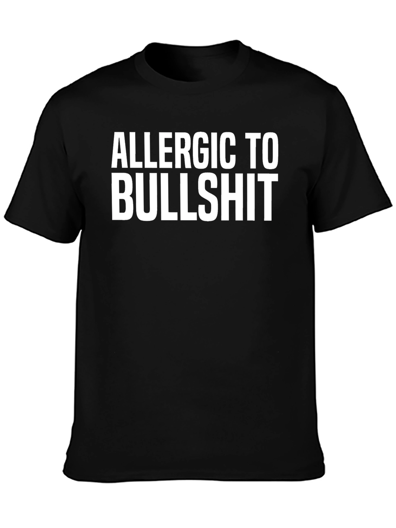 Allergic To Bullshit Funny T-Shirt