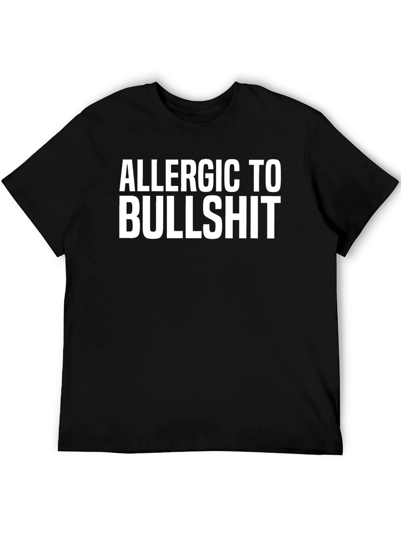Allergic To Bullshit Funny T-Shirt
