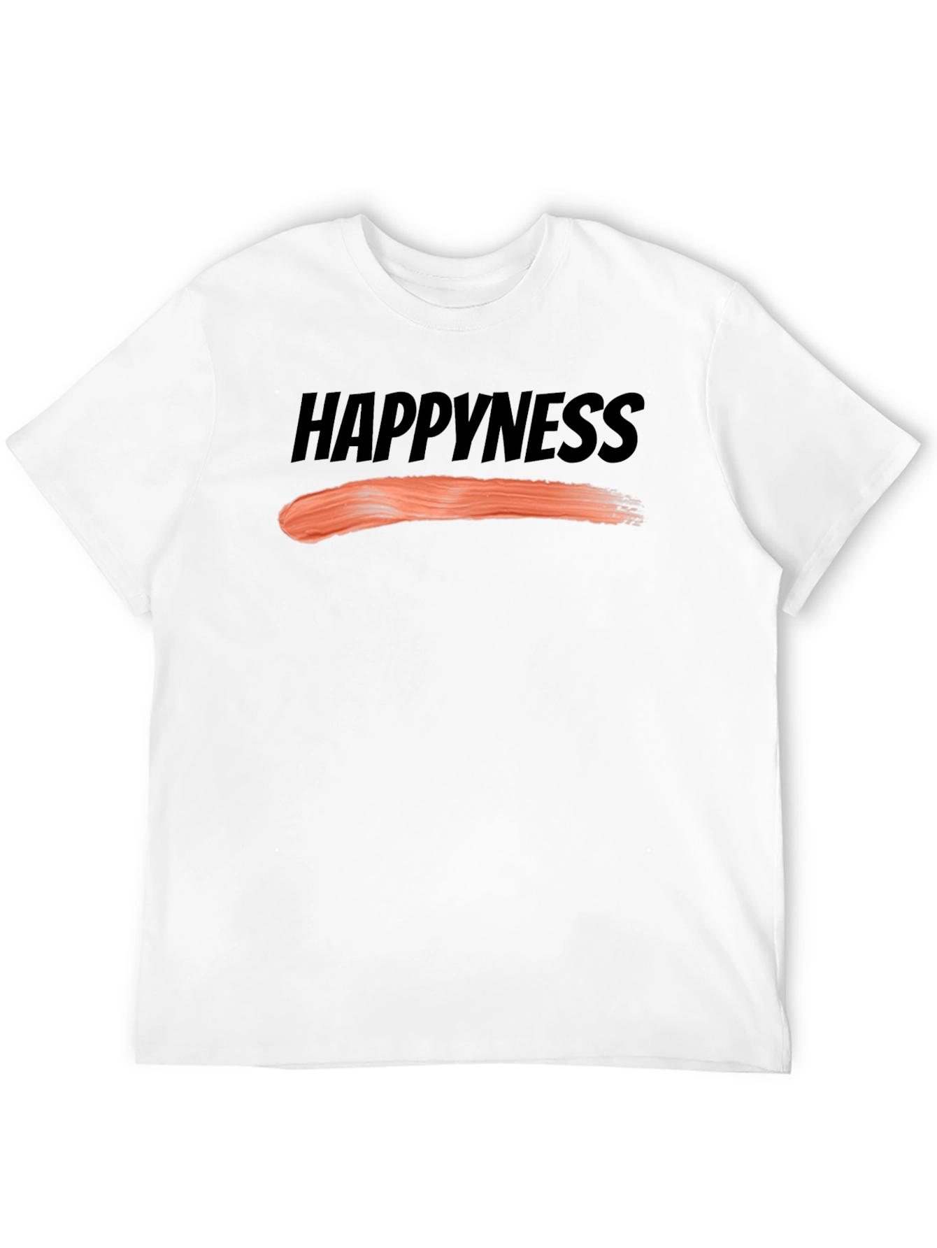 Happiness Graphic Tee - Black Unisex