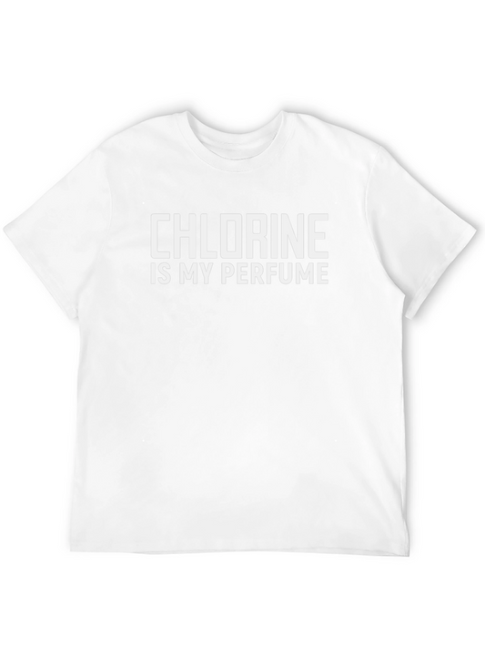 Chlorine is My Perfume Graphic T-Shirt - Black