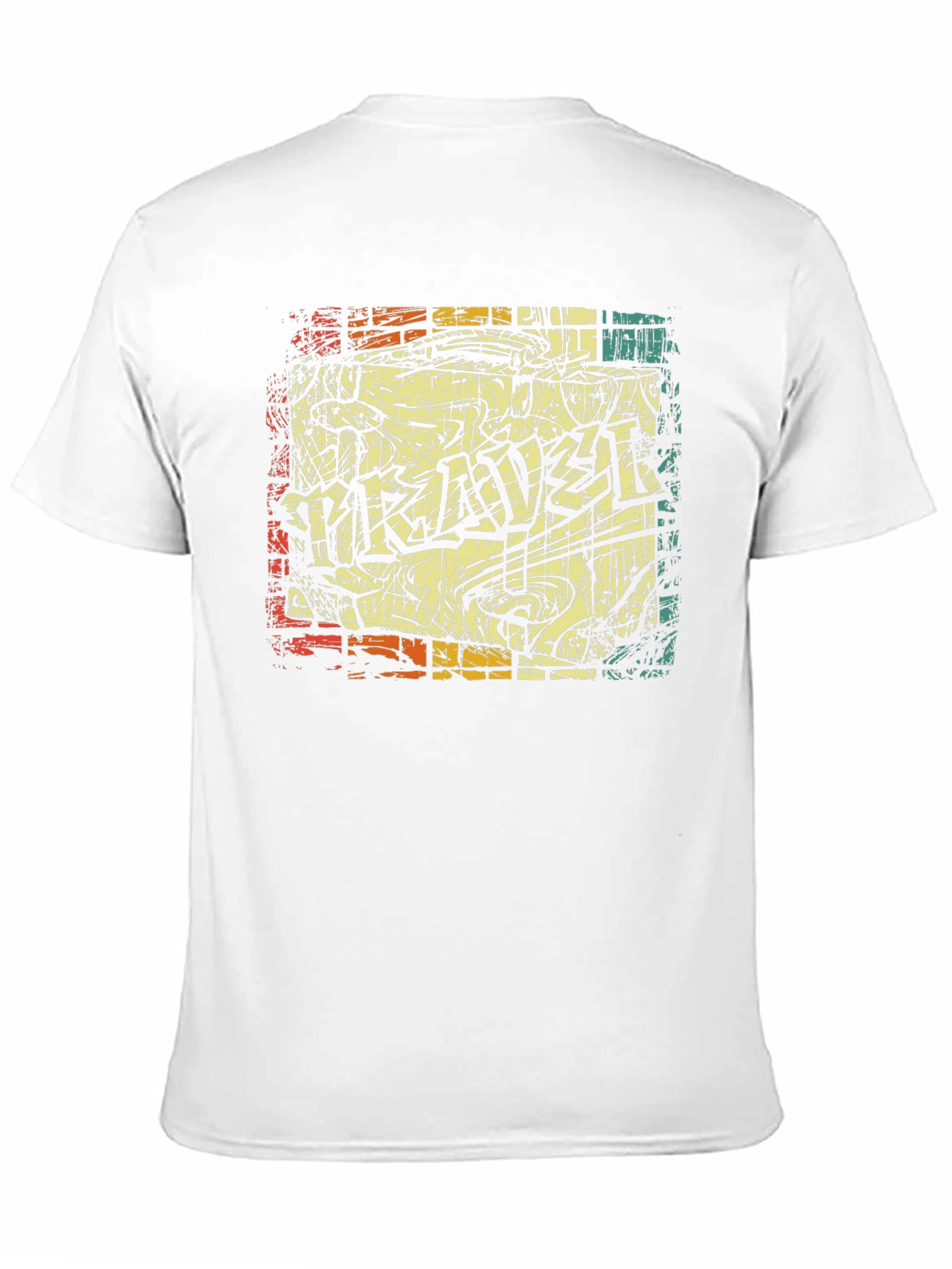 Retro Graffiti Style Graphic T-Shirt
