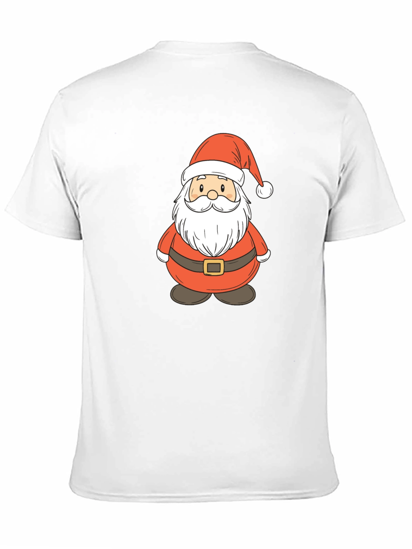 Festive Santa Claus Graphic Tee - Holiday Cheer