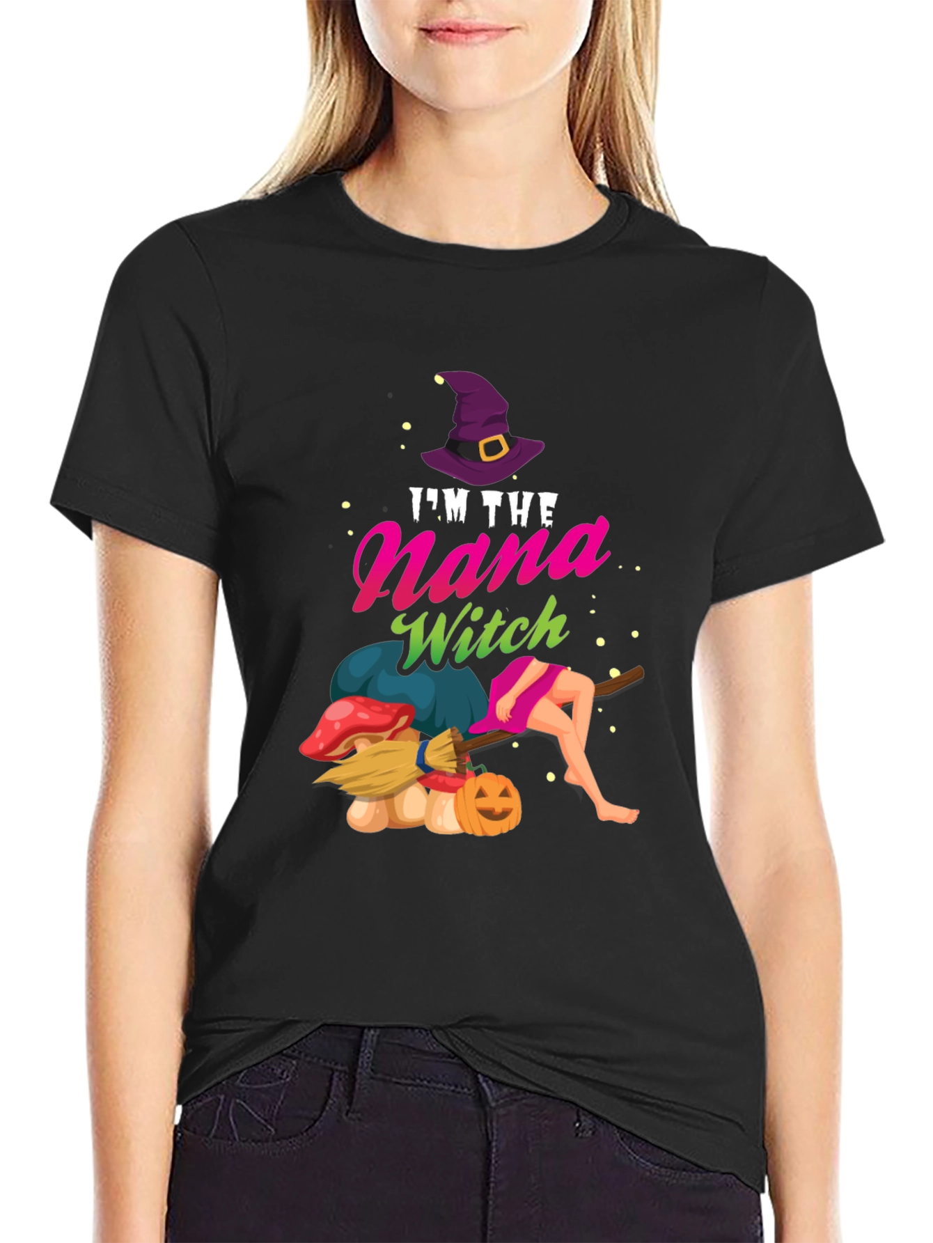 Im The Nana Witch T-Shirt - Halloween