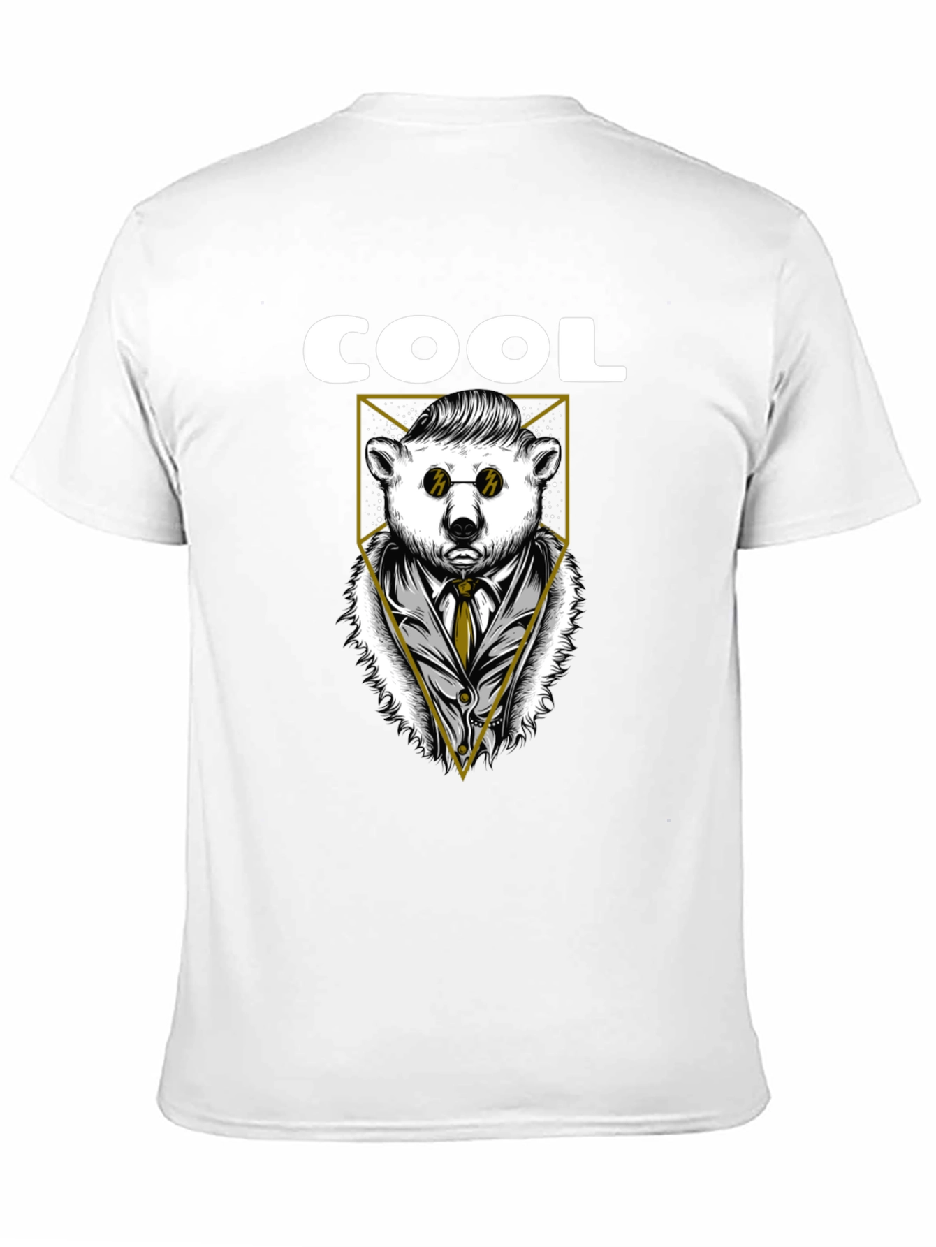 Cool Bear Graphic Tee - Stylish Black T-Shirt