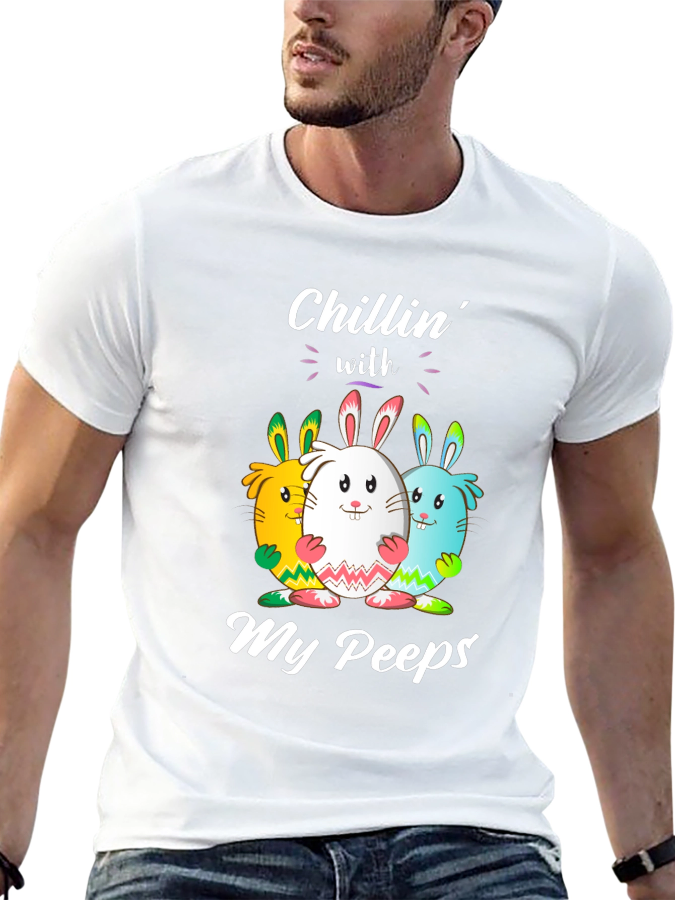 Chillin With My Peeps Easter T-Shirt