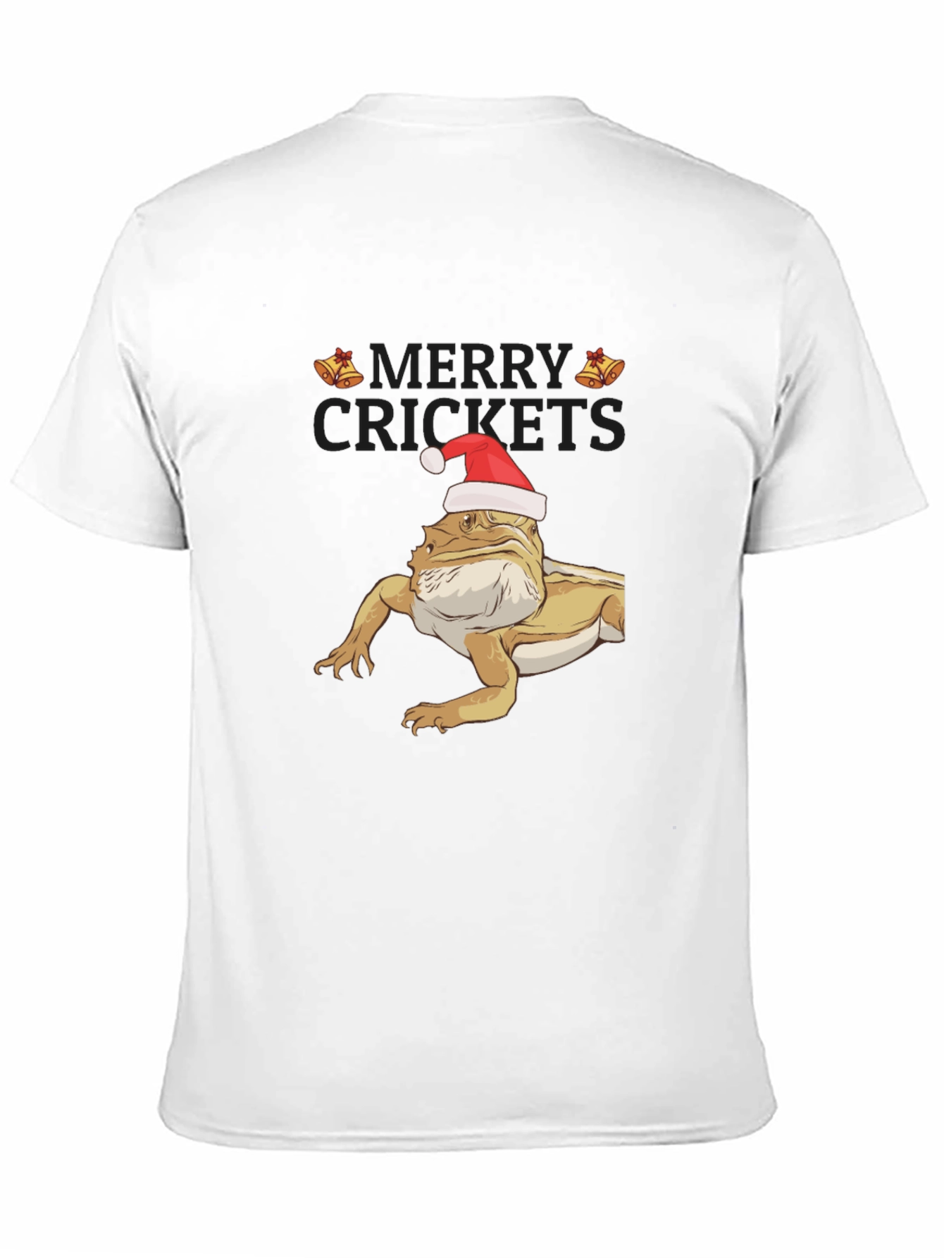 Merry Crickets Bearded Dragon Christmas T-Shirt