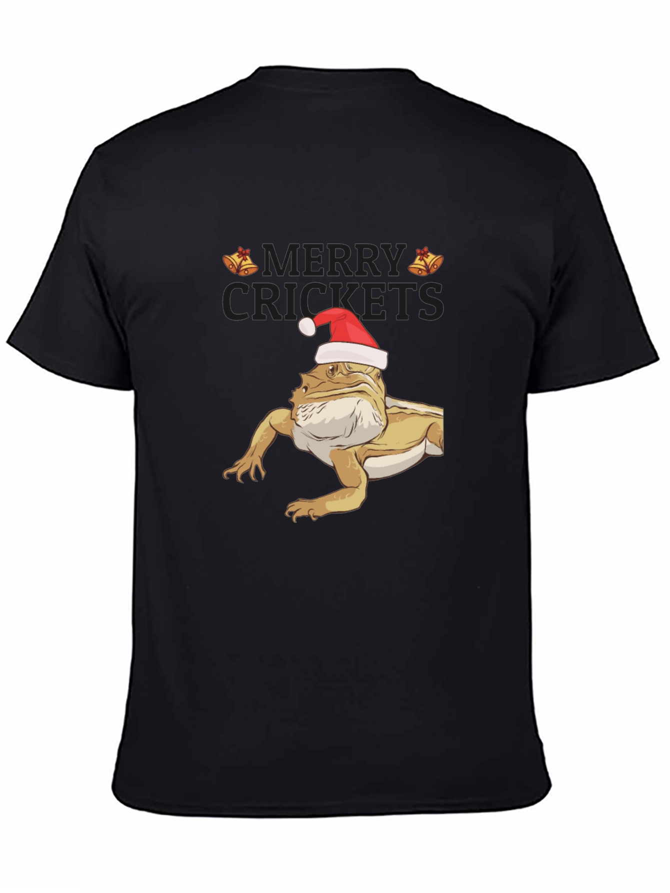 Merry Crickets Bearded Dragon Christmas T-Shirt