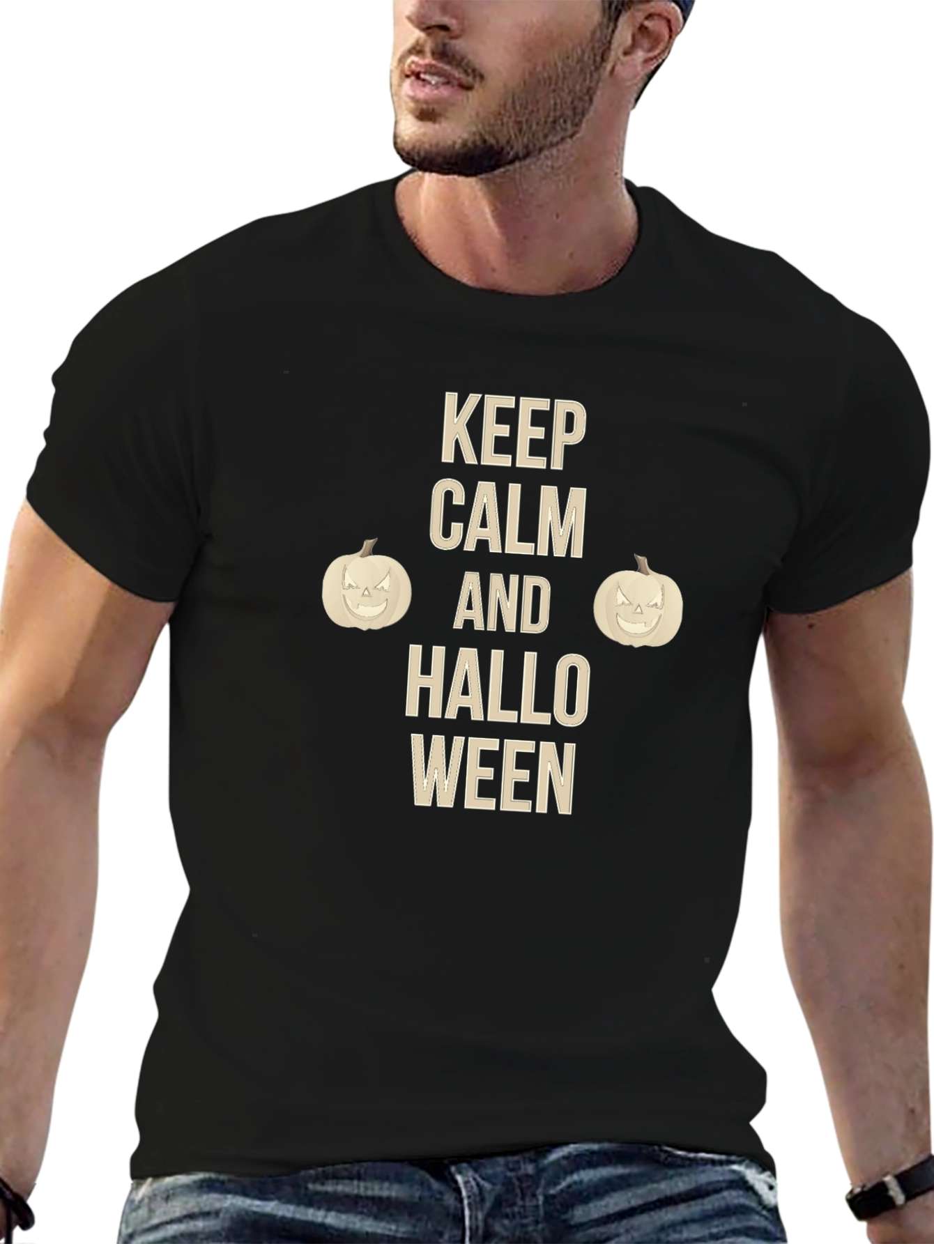 Keep Calm Halloween Graphic Tee