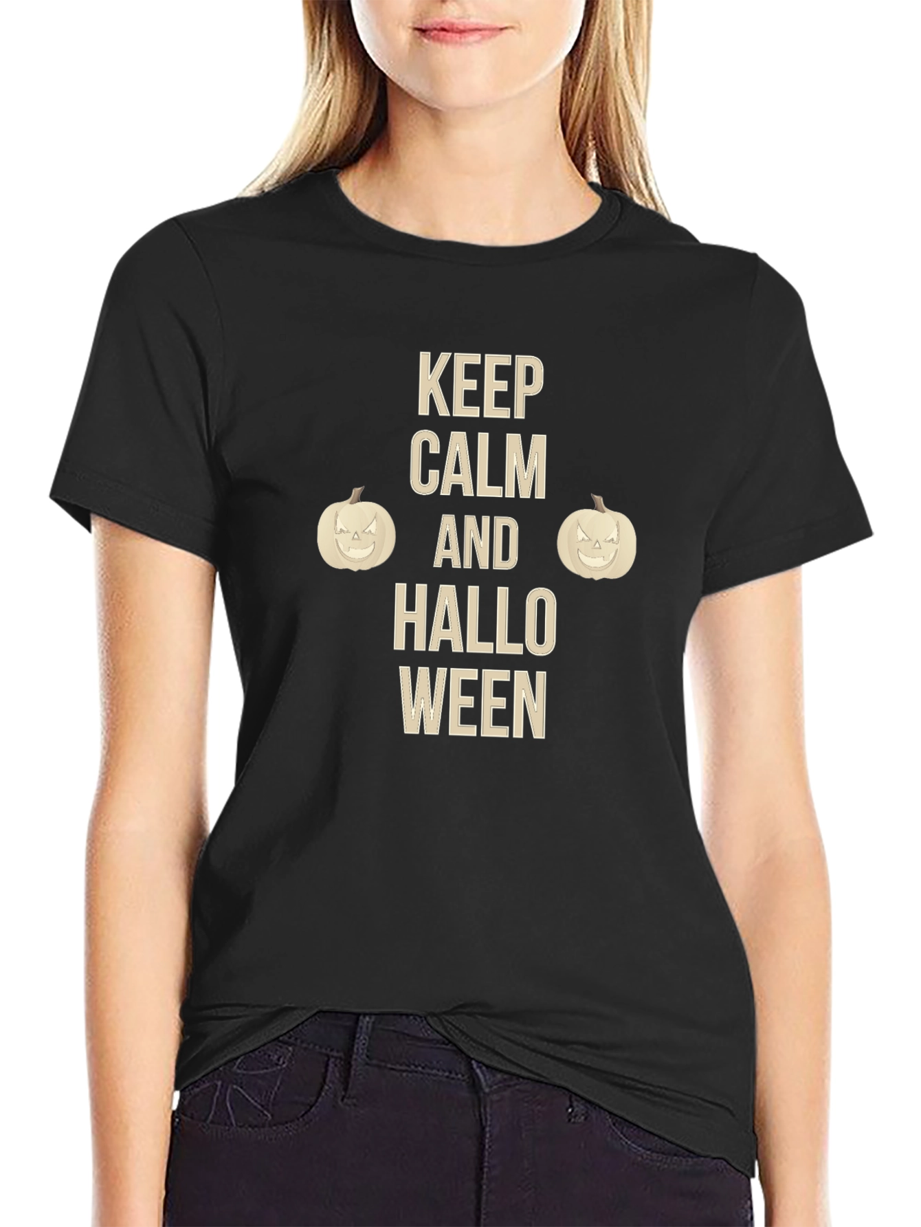 Keep Calm Halloween Graphic Tee