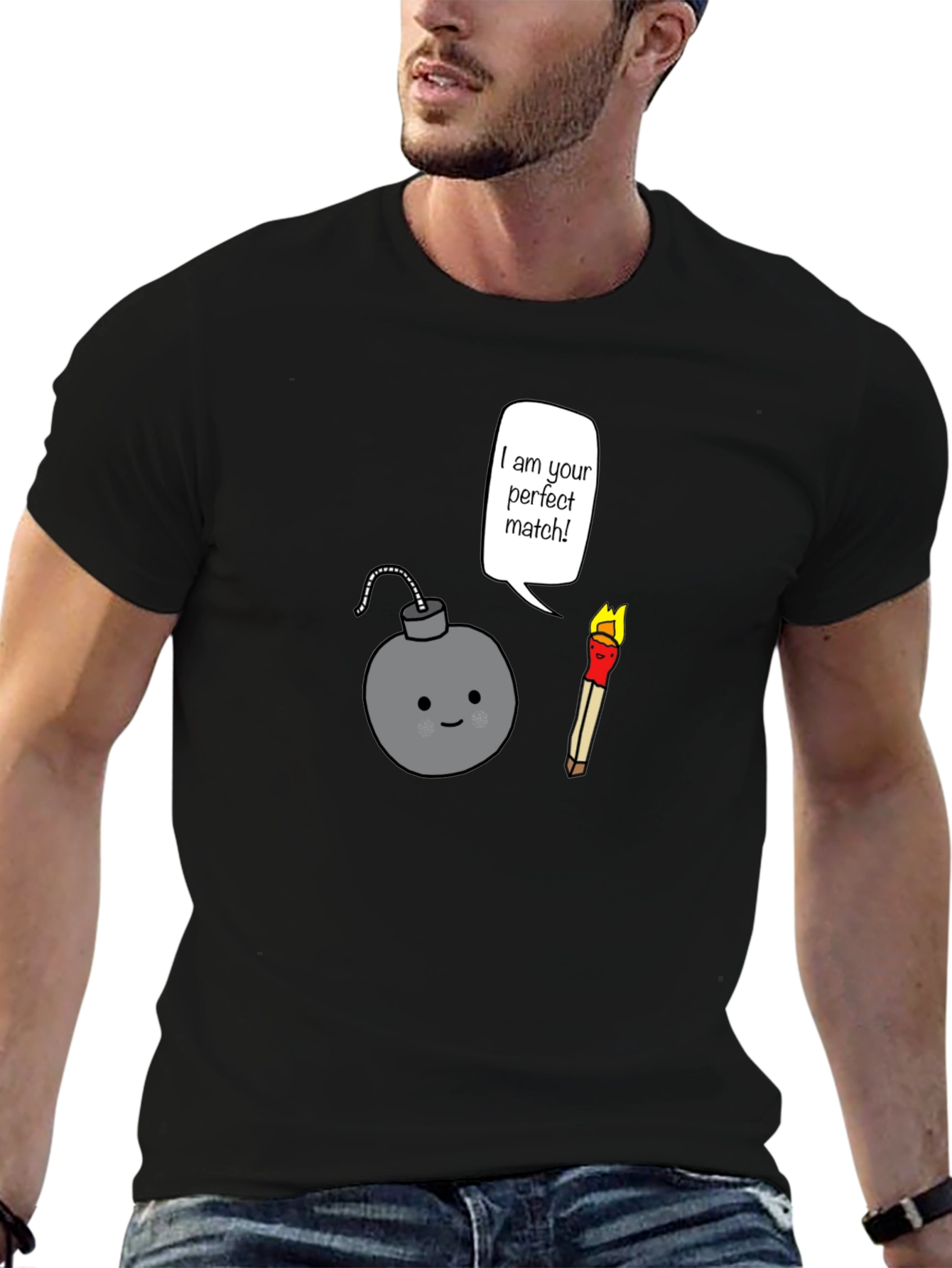 Perfect Match Funny Bomb T-Shirt