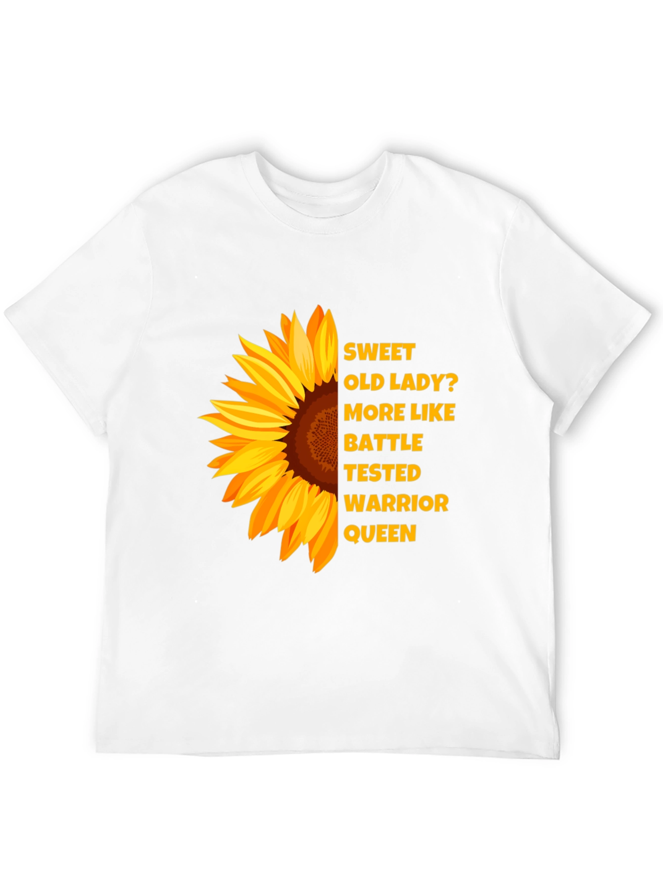 Sunflower Warrior Queen Graphic Tee