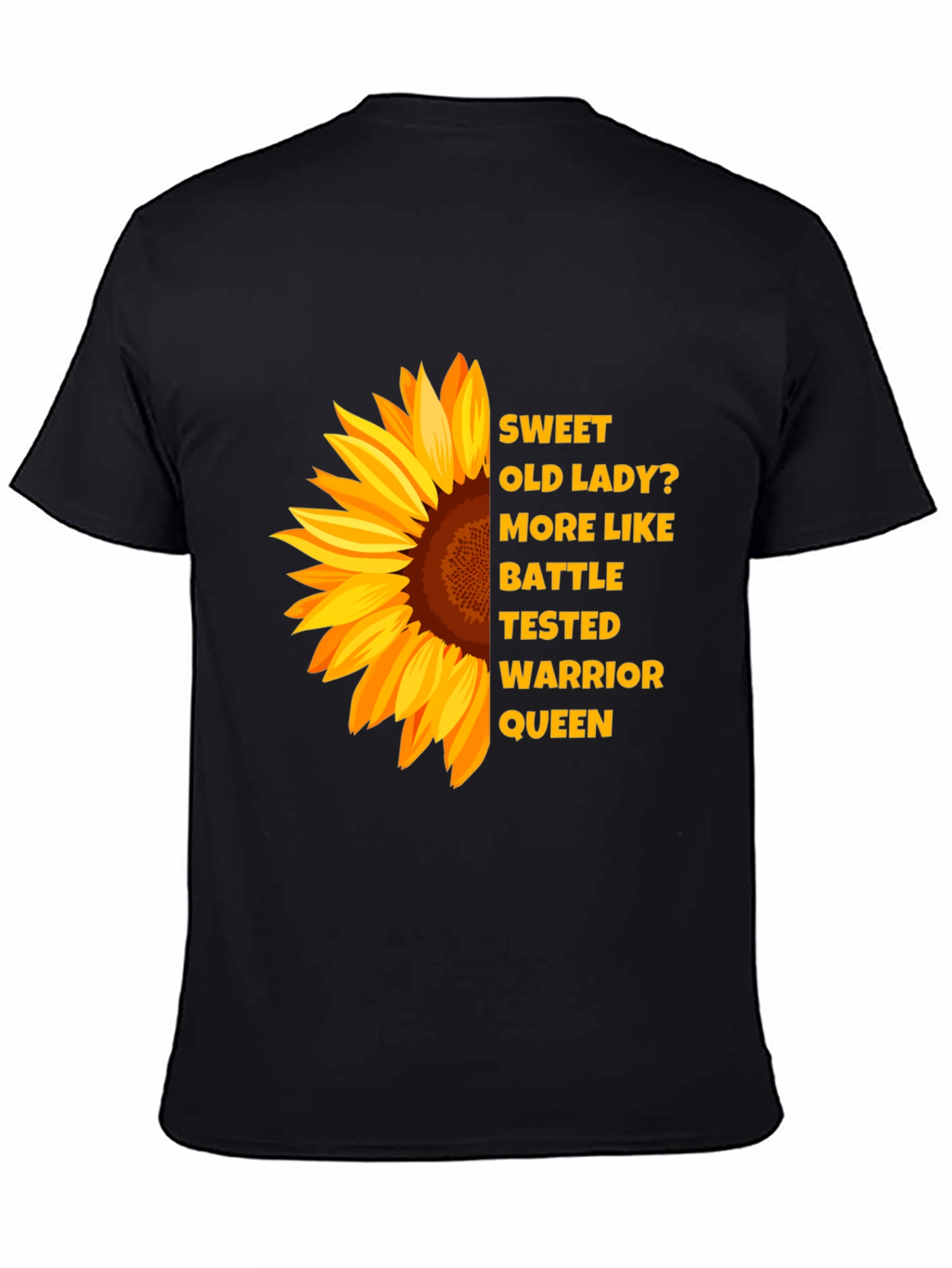Sunflower Warrior Queen Graphic Tee