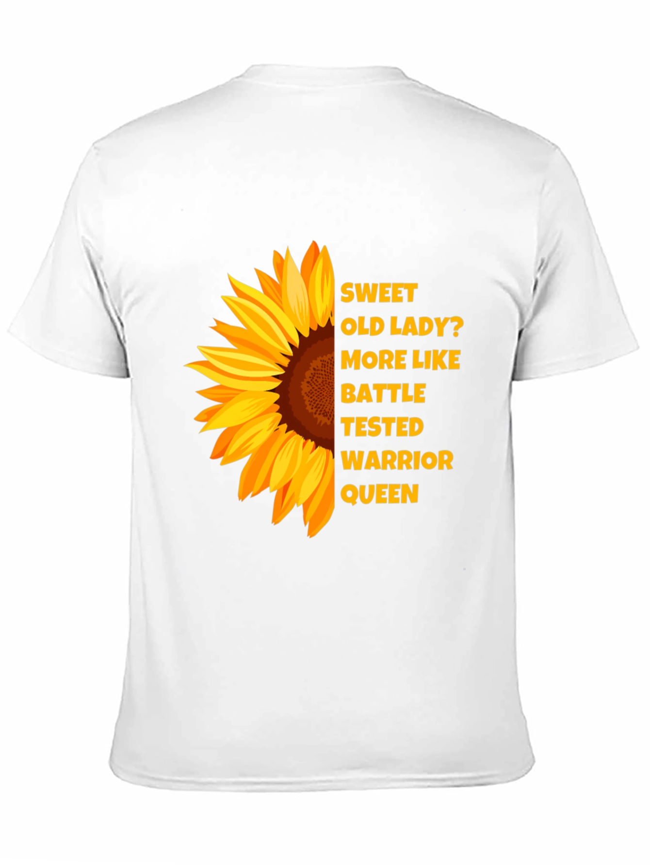 Sunflower Warrior Queen Graphic Tee