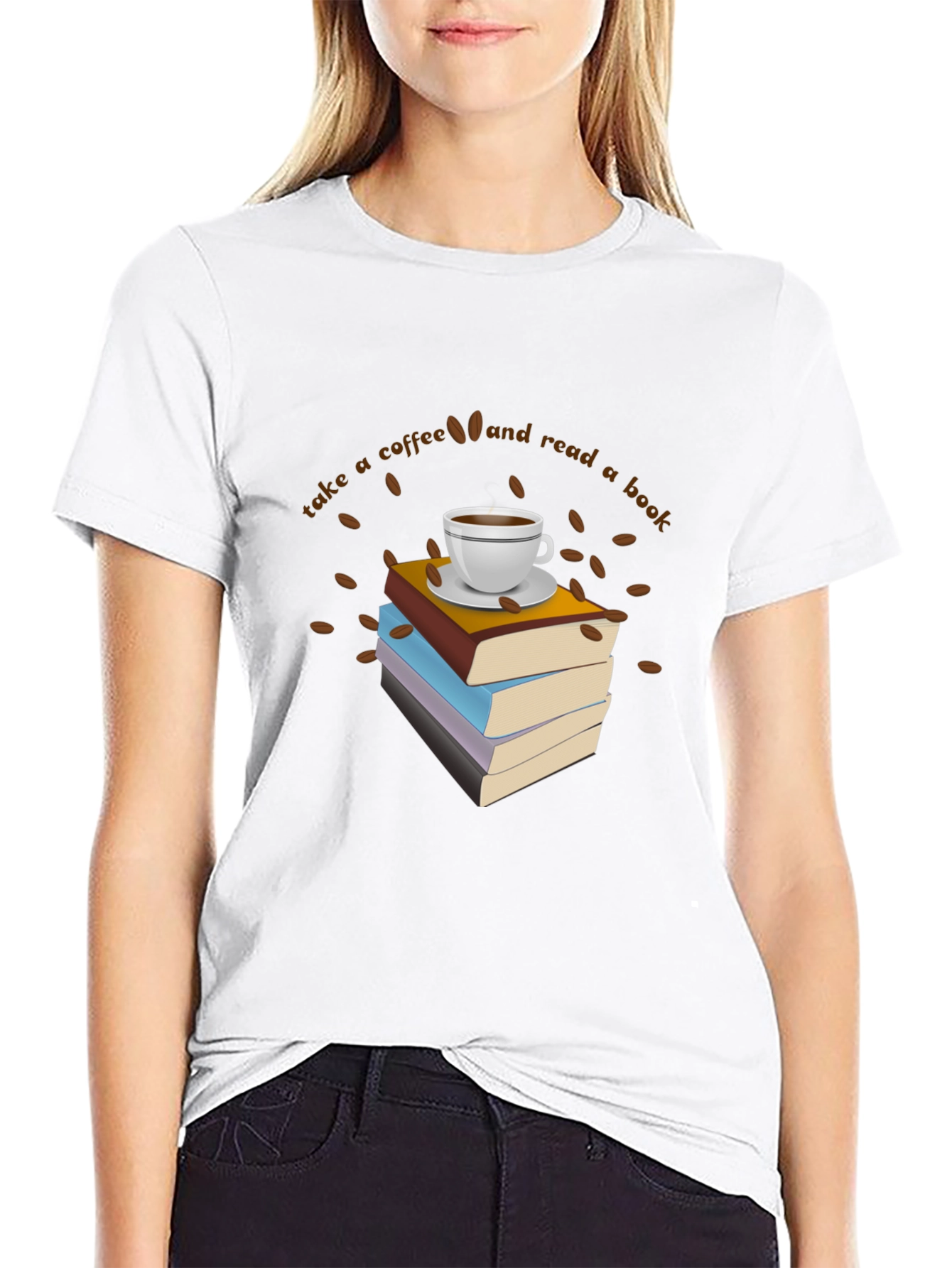 Coffee & Books T-Shirt: Literary Comfort