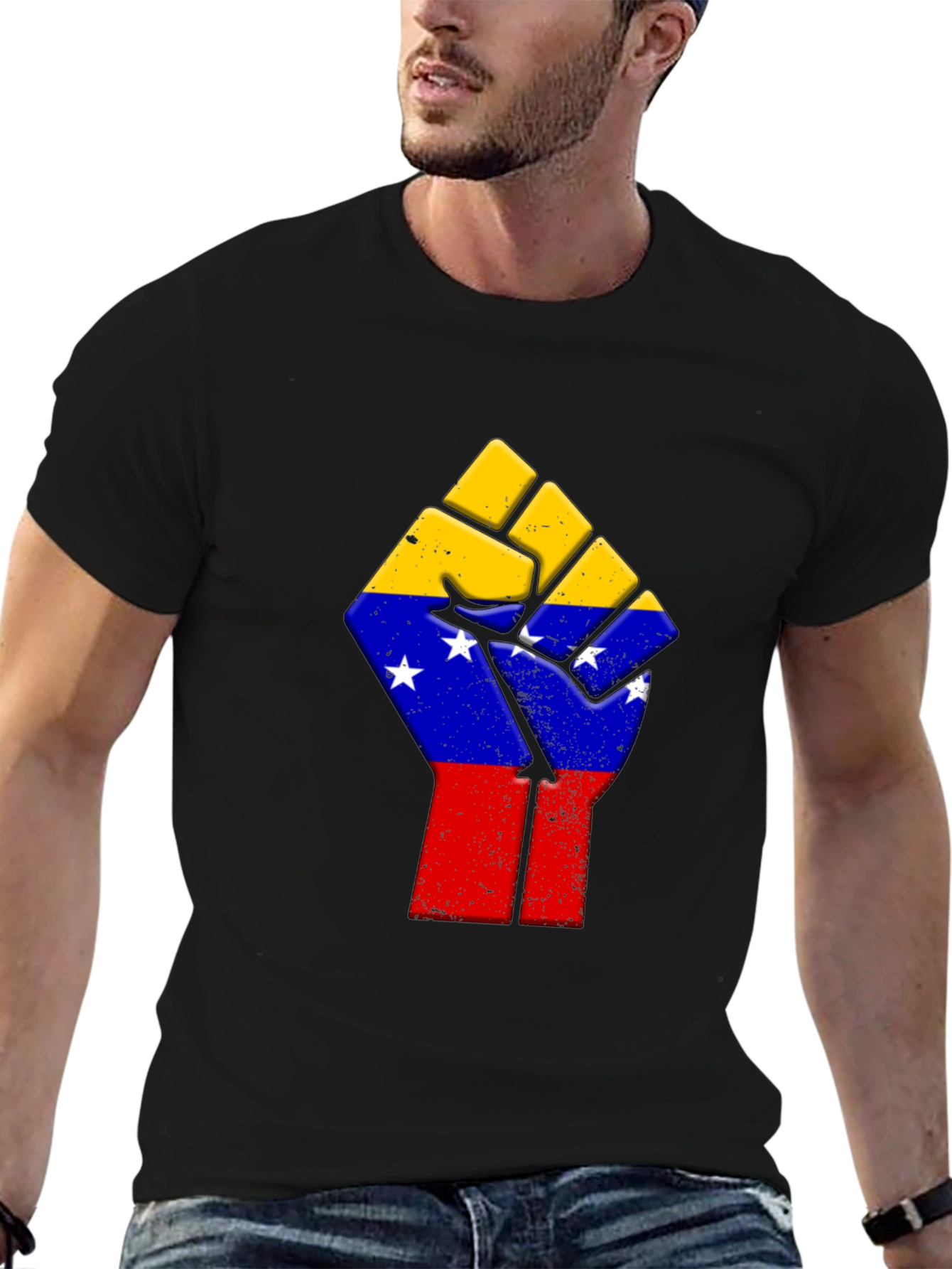 Venezuela Flag Fist T-Shirt