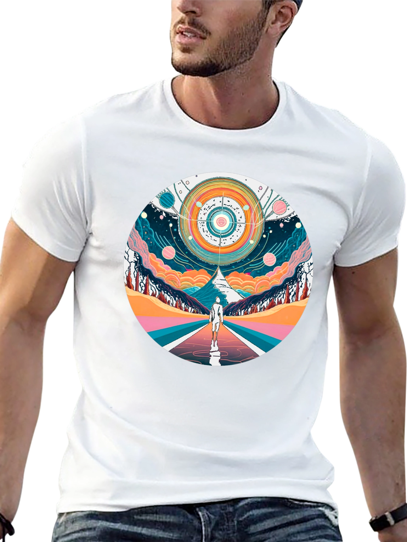 Psychedelic Vision T-Shirt - Surreal Graphic Tee