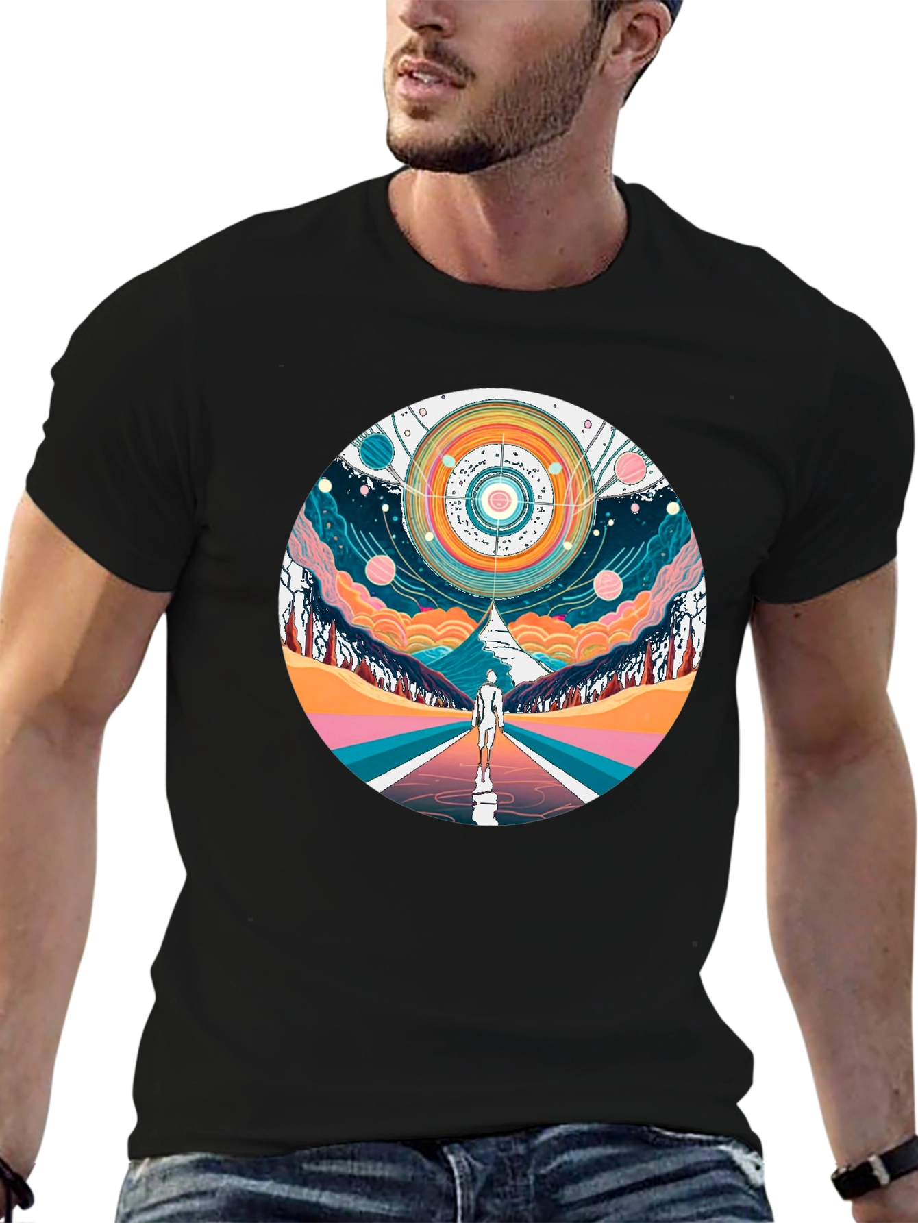 Psychedelic Vision T-Shirt - Surreal Graphic Tee