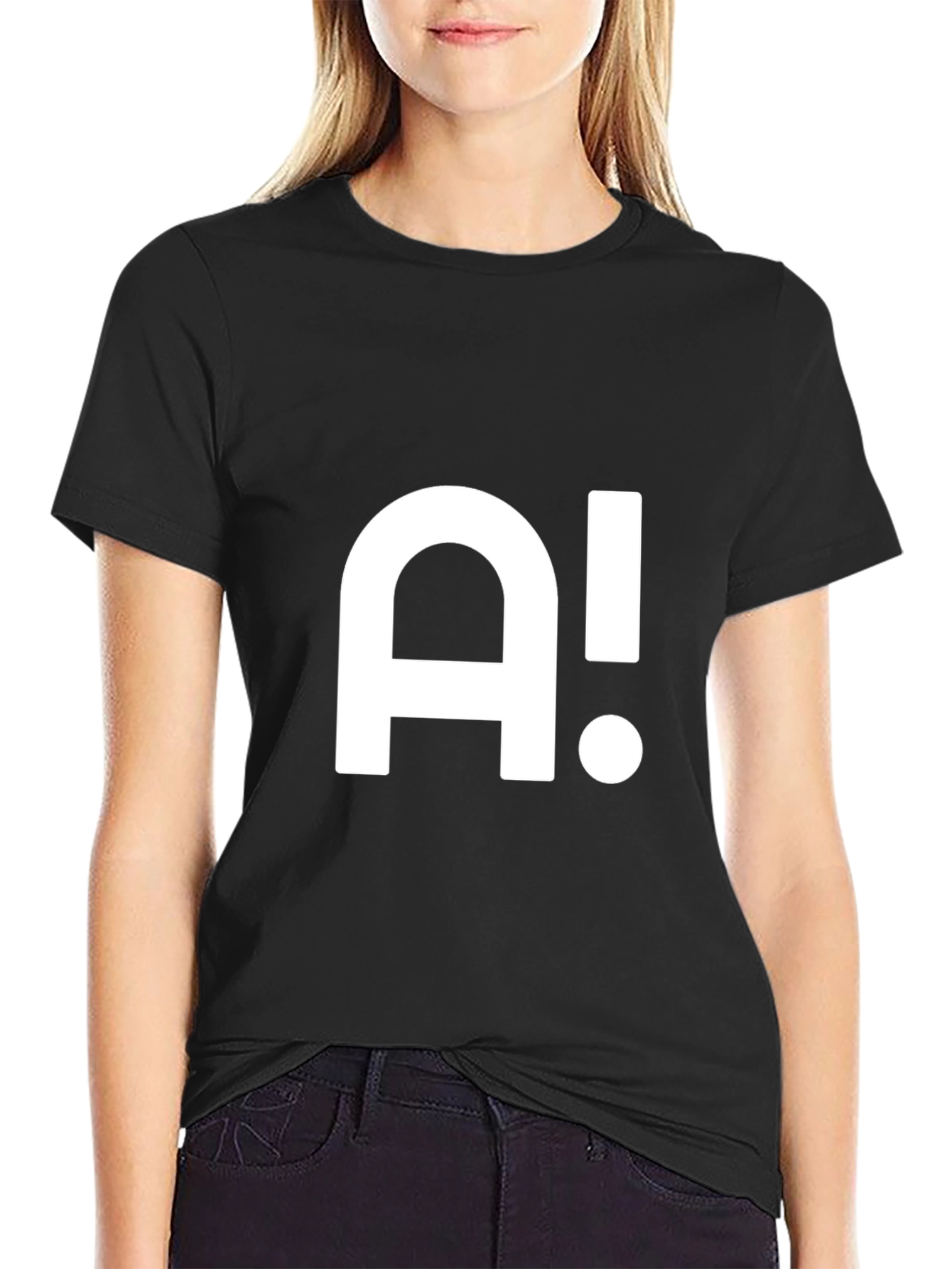 Bold A! Graphic Tee - Stylish Cotton Blend