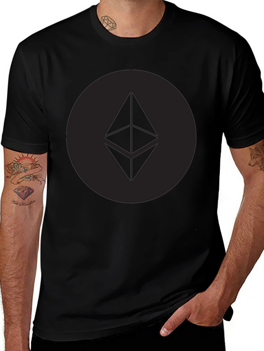 Ethereum Logo Black T-Shirt Crypto Fan Apparel